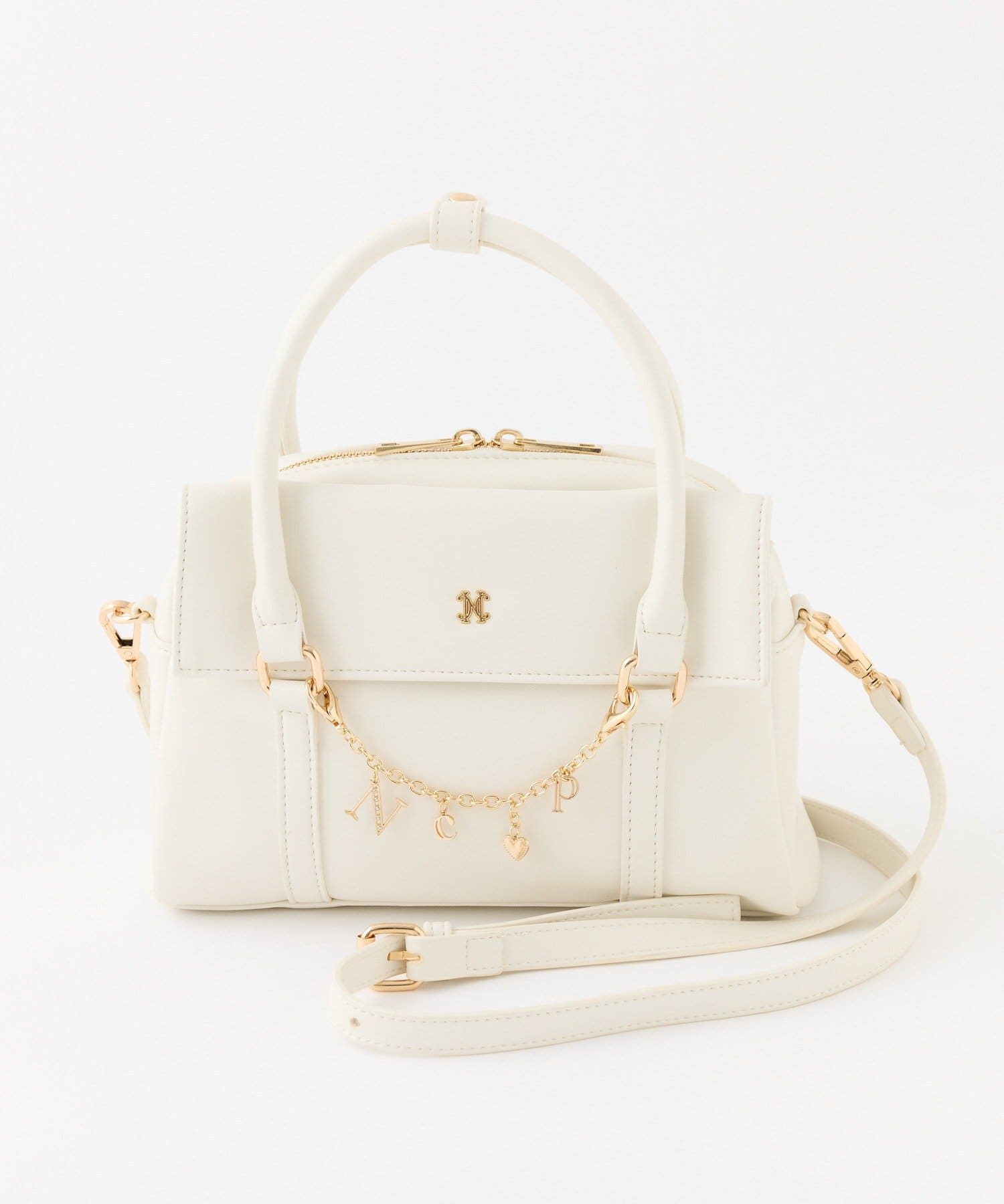 one after another NICE CLAUP(ワンアフターアナザー ナイスクラップ) チェーンチャーム付きバッグ