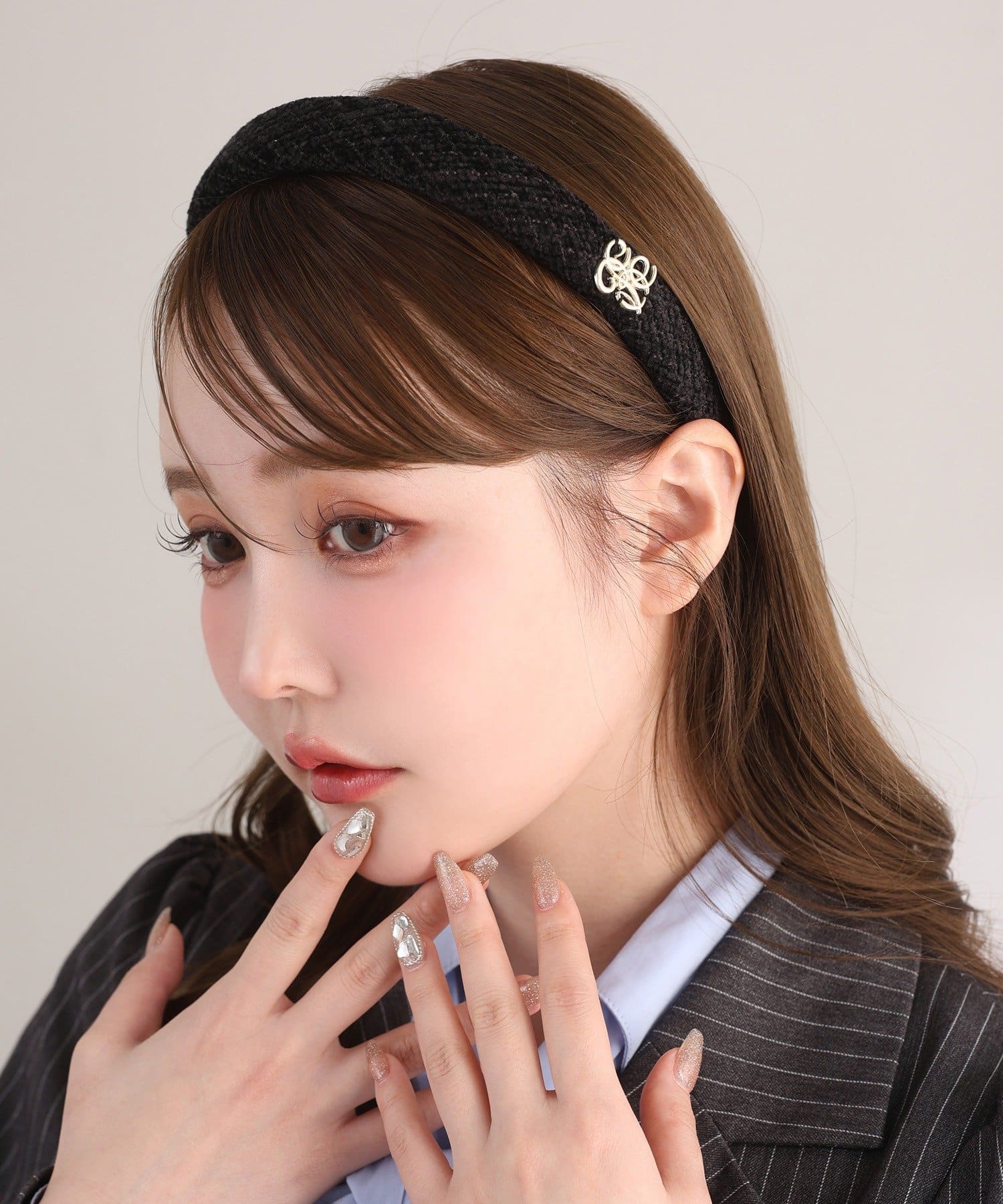 one after another NICE CLAUP(ワンアフターアナザー ナイスクラップ) 【Eliane Collection】ロゴカチューシャ