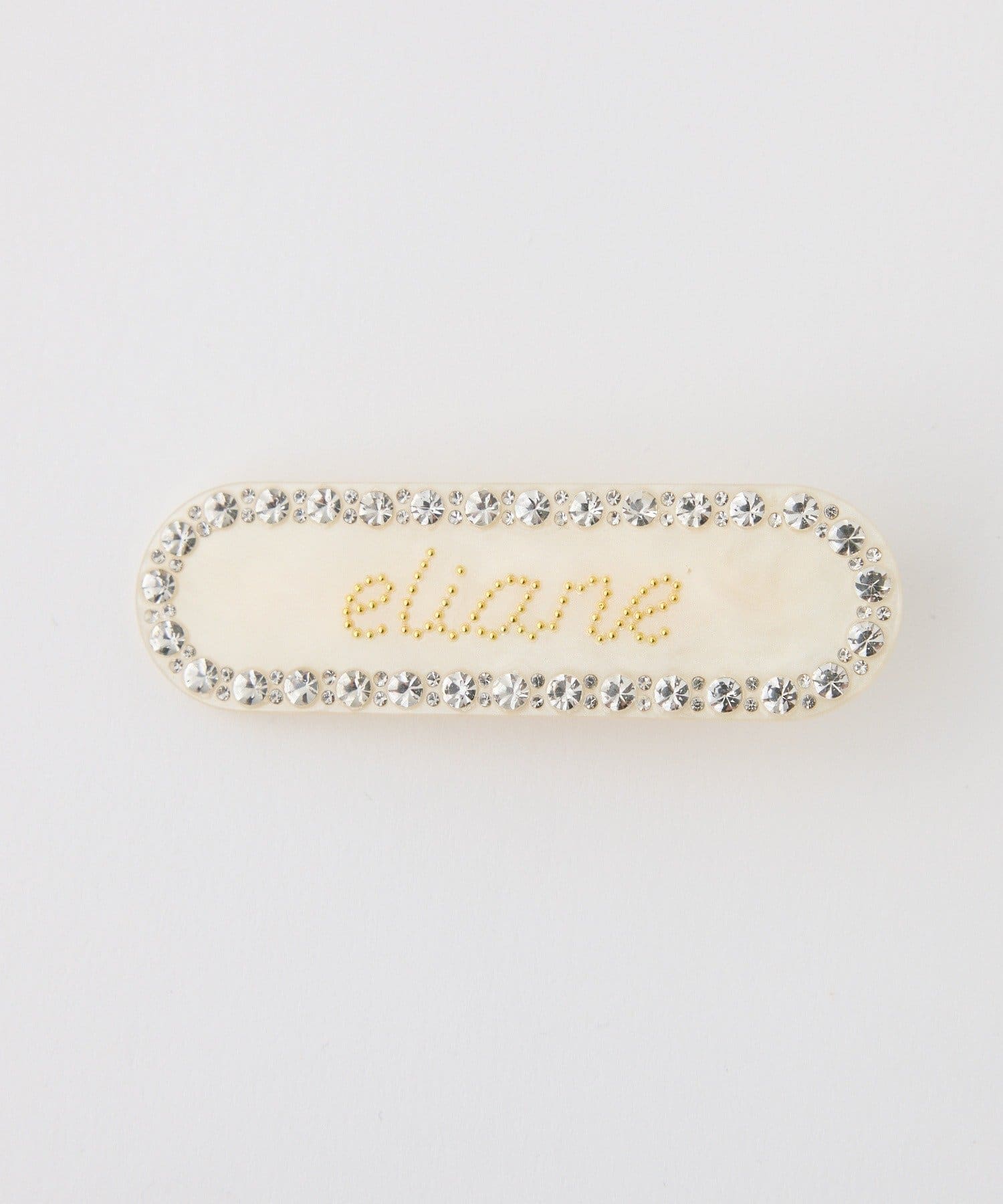 one after another NICE CLAUP(ワンアフターアナザー ナイスクラップ) 【Eliane Collection】ロゴラインストーンピン