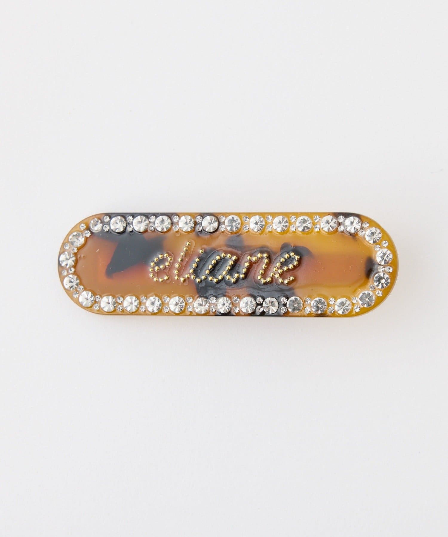 one after another NICE CLAUP(ワンアフターアナザー ナイスクラップ) 【Eliane Collection】ロゴラインストーンピン