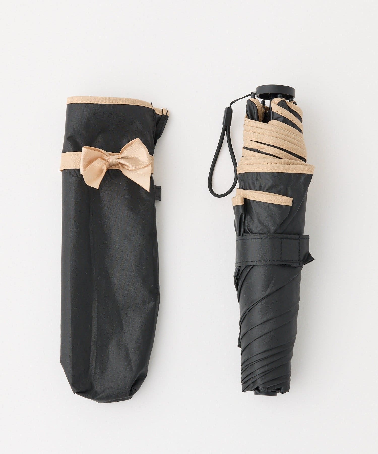 one after another NICE CLAUP(ワンアフターアナザー ナイスクラップ) 晴雨兼用/リボン付き日傘