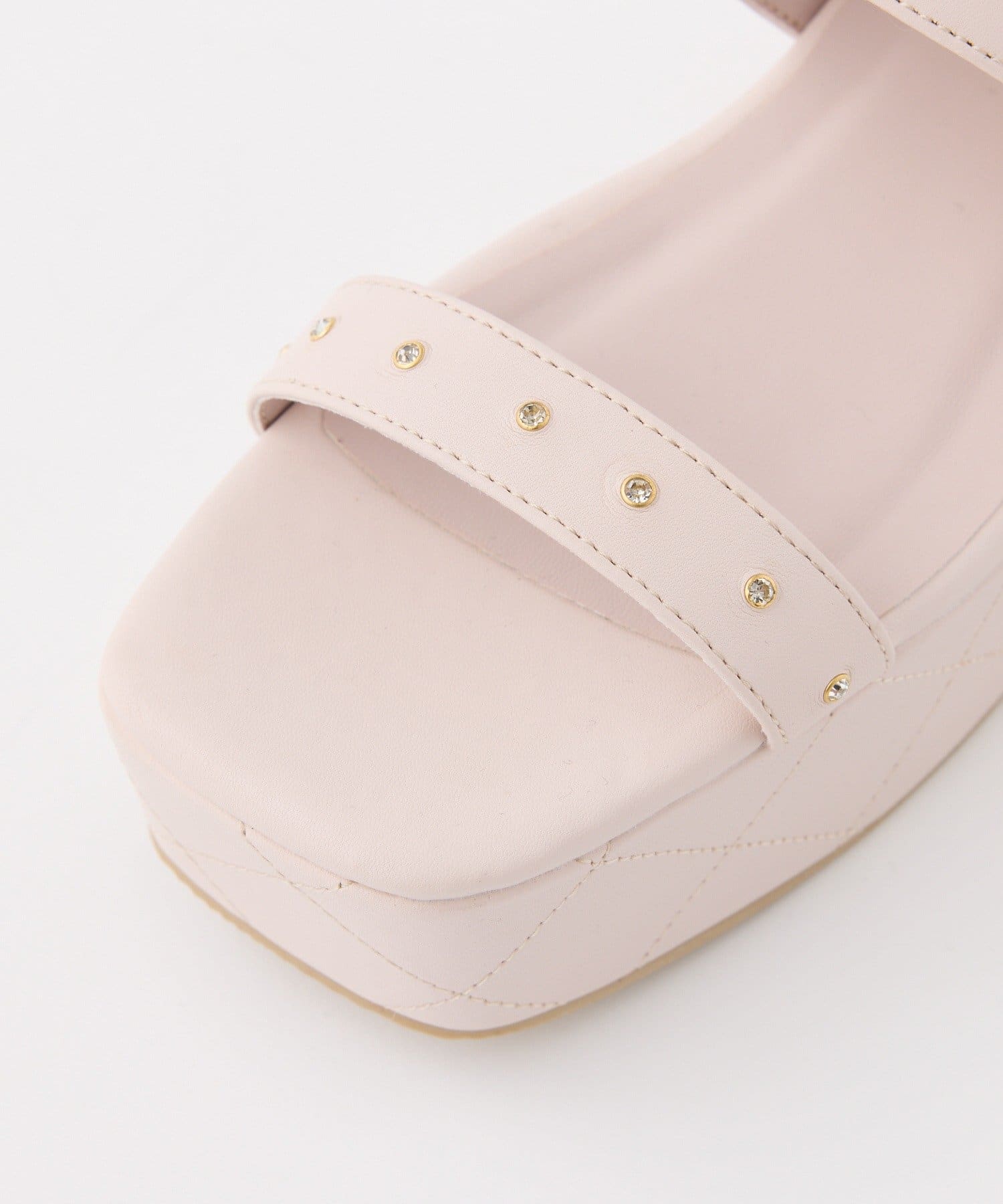 one after another NICE CLAUP(ワンアフターアナザー ナイスクラップ) ビジューベルトサンダル