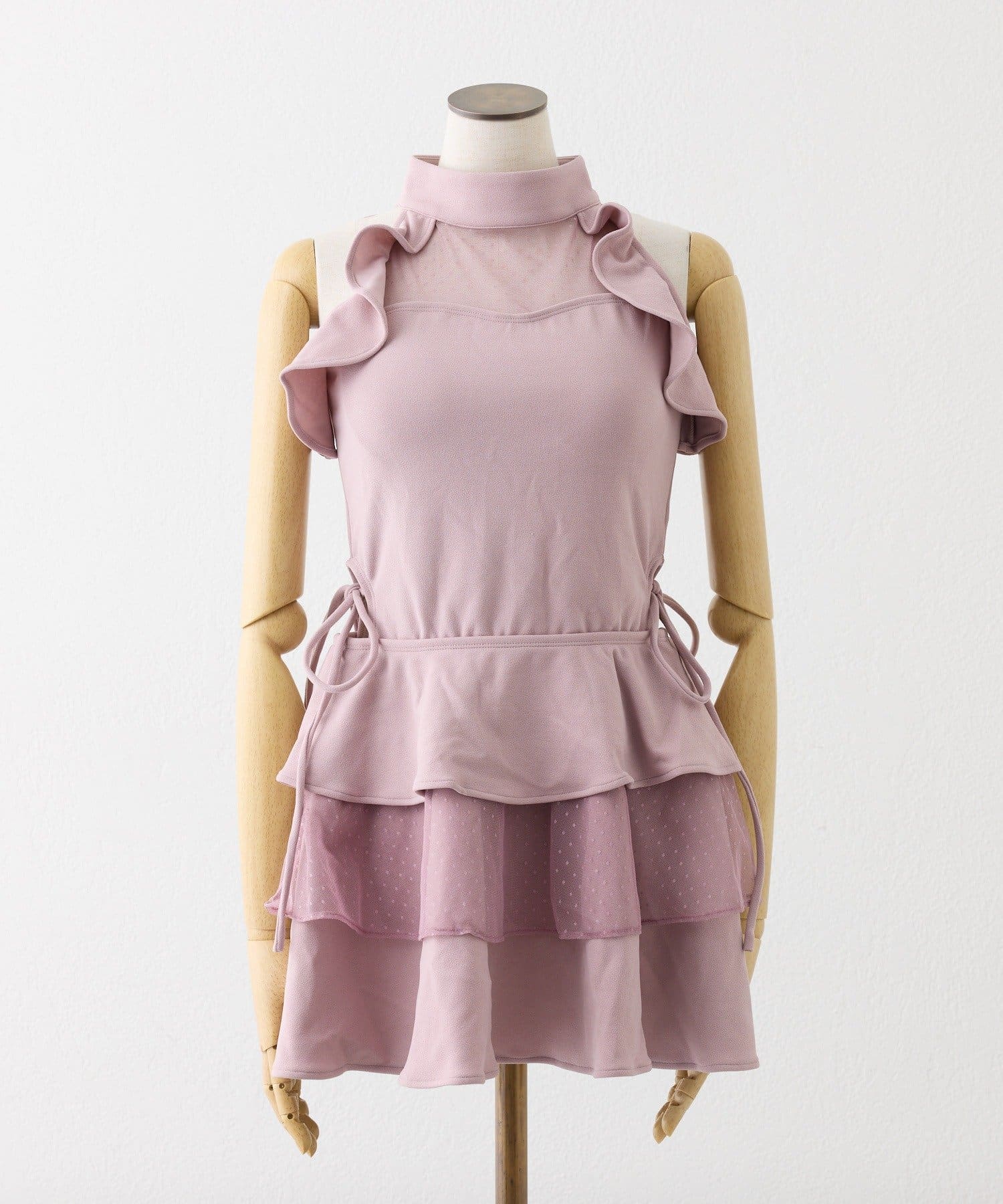 one after another NICE CLAUP(ワンアフターアナザー ナイスクラップ) swimwear/アメスリミニワンピース(2点セット)