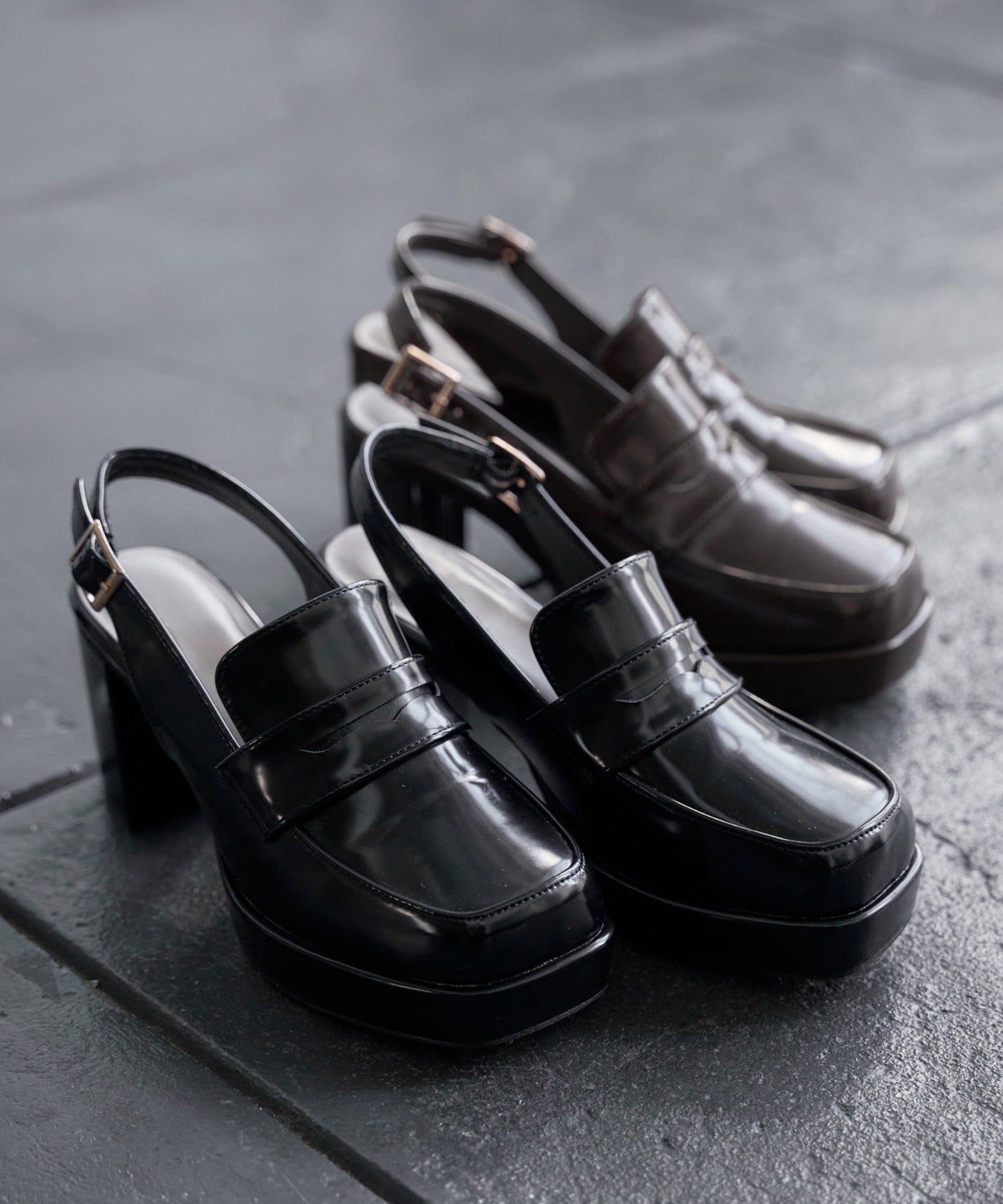 Remind me and forever(リマインドミーアンドフォーエバー) 【Mavie..7】バックストラップローファー