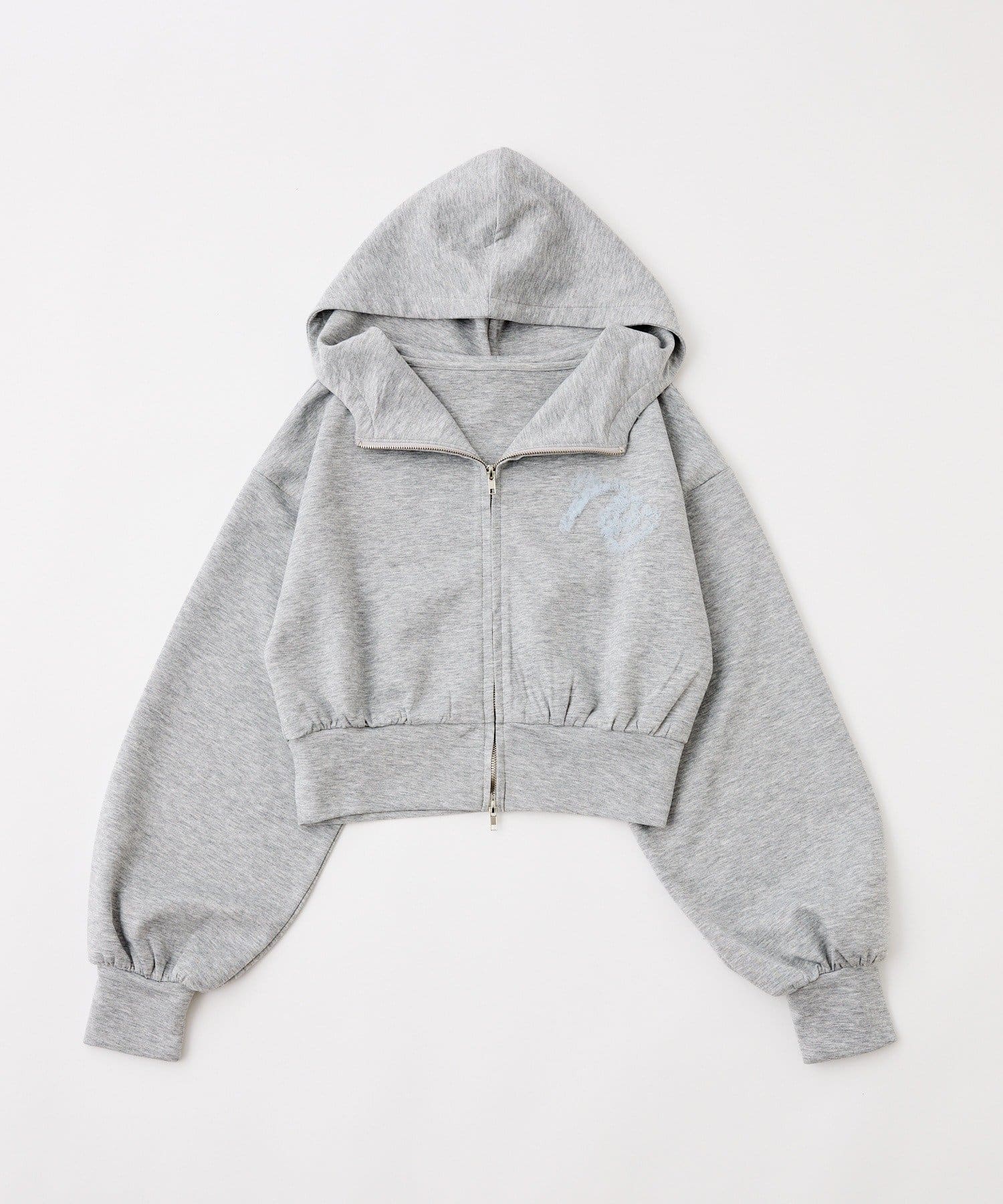 one after another NICE CLAUP(ワンアフターアナザー ナイスクラップ) チュールロゴパーカー