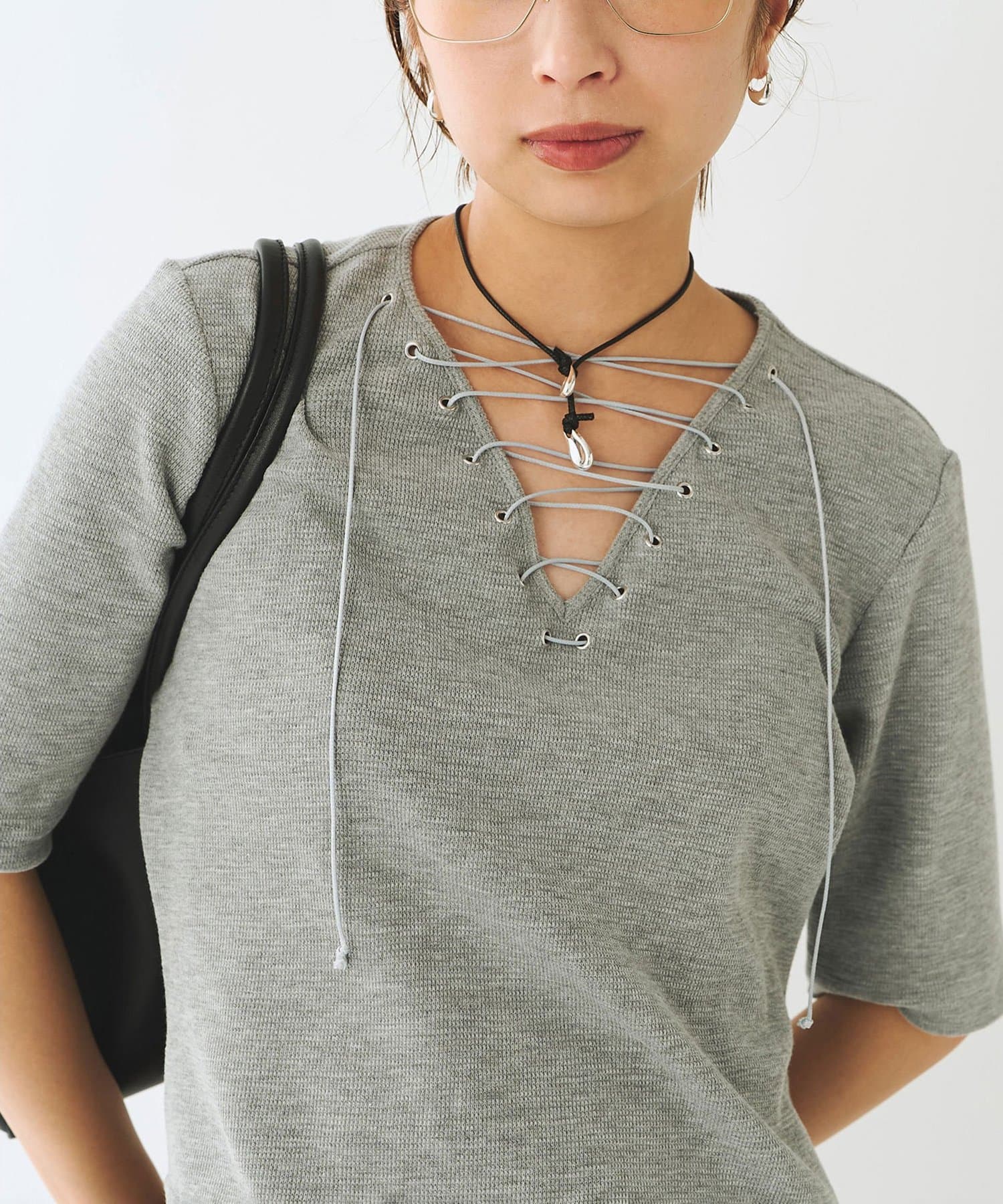 Whim Gazette(ウィム ガゼット) ＜WEB限定＞【Nuition】ドロップコードネックレス