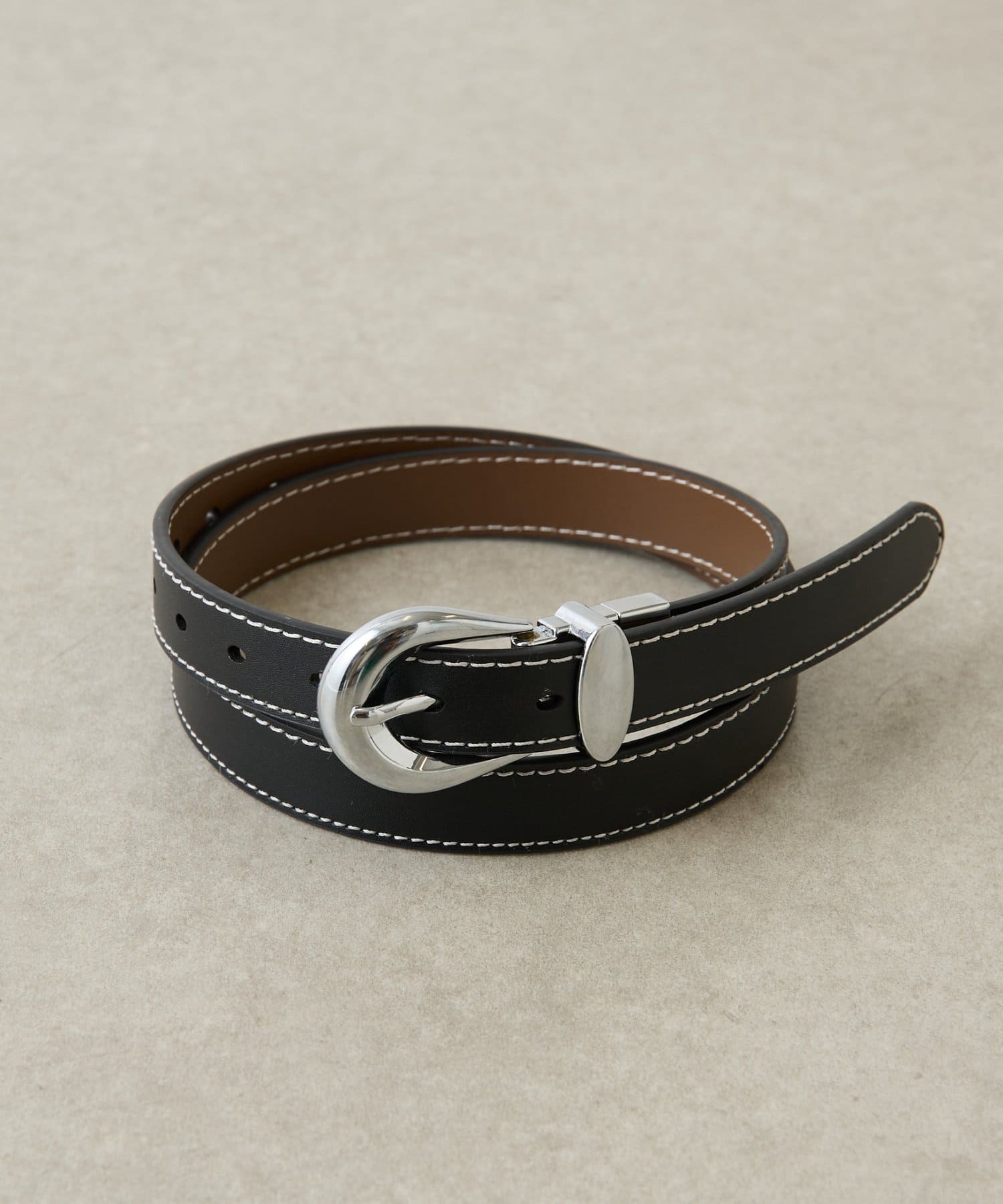 COLLAGE GALLARDAGALANTE(コラージュ ガリャルダガランテ) 【人気デザイン/牛革】リバーシブルステッチベルト