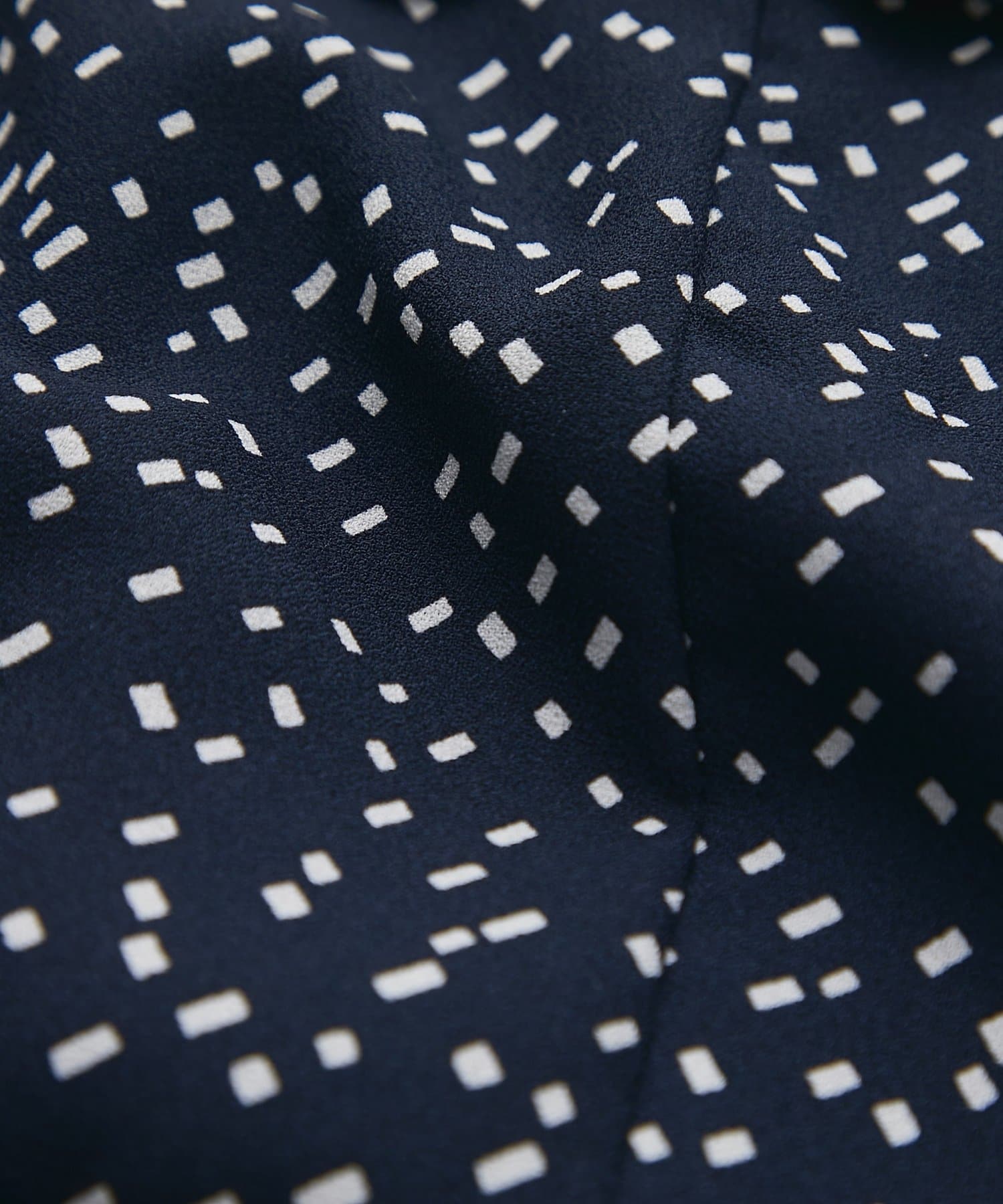 La boutique BonBon(ラブティックボンボン) スクエアドットビッグカラーワンピース