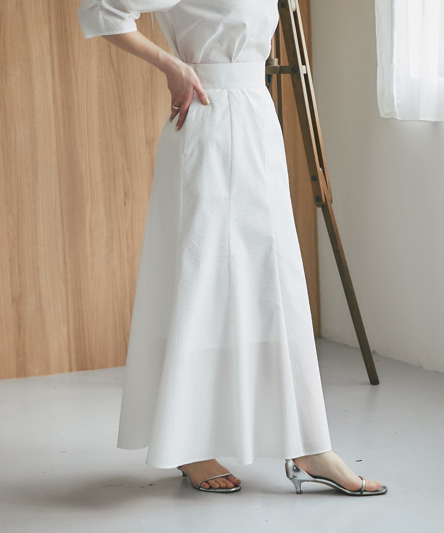 La boutique BonBon(ラブティックボンボン) サッカーマーメイドマキシスカート