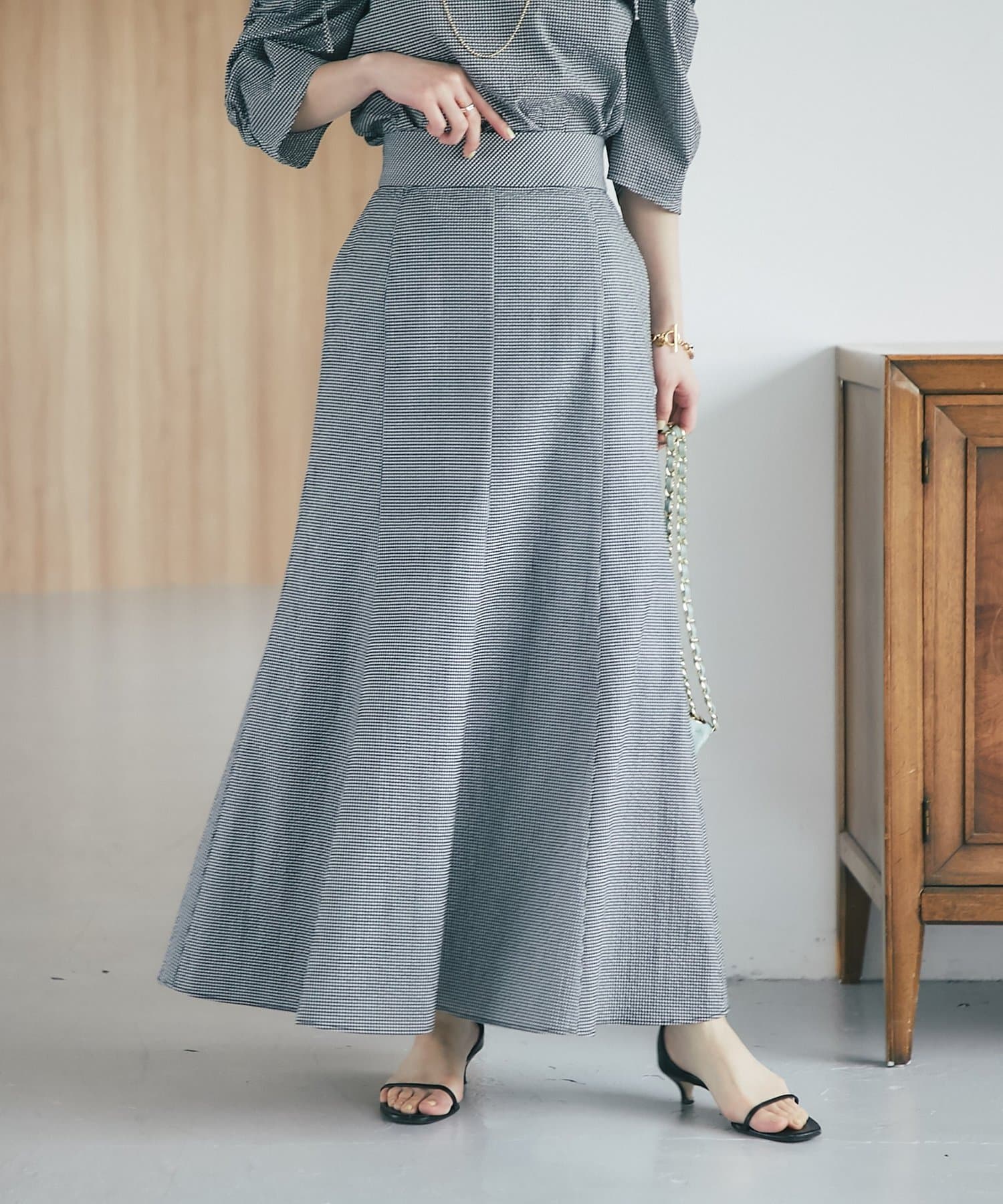 La boutique BonBon(ラブティックボンボン) サッカーマーメイドマキシスカート