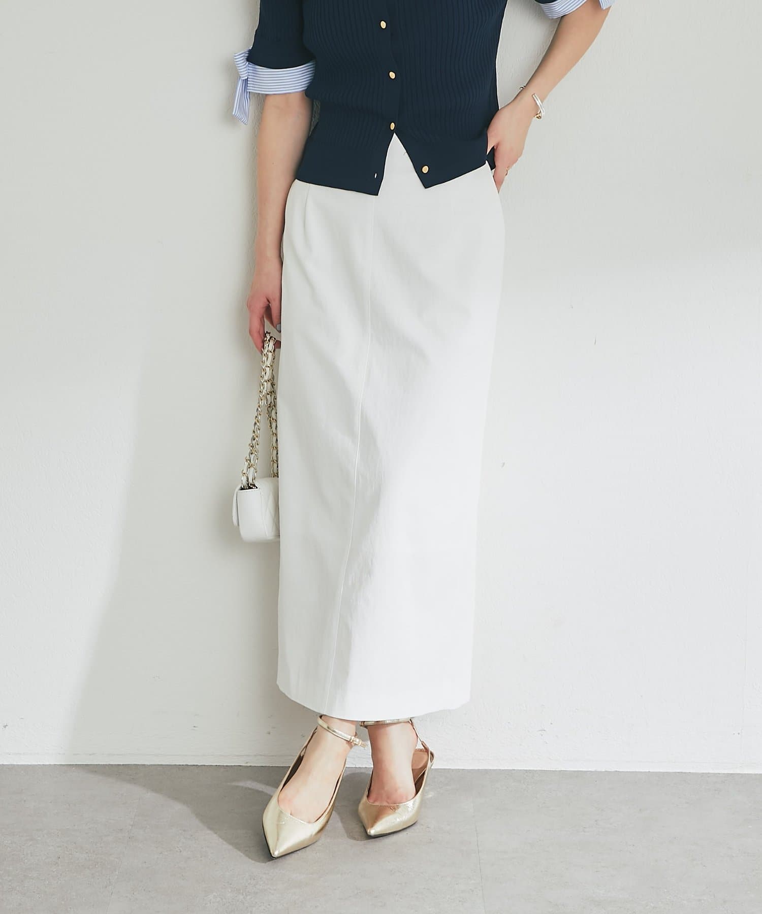 La boutique BonBon(ラブティックボンボン) ドライツイルナローマキシスカート