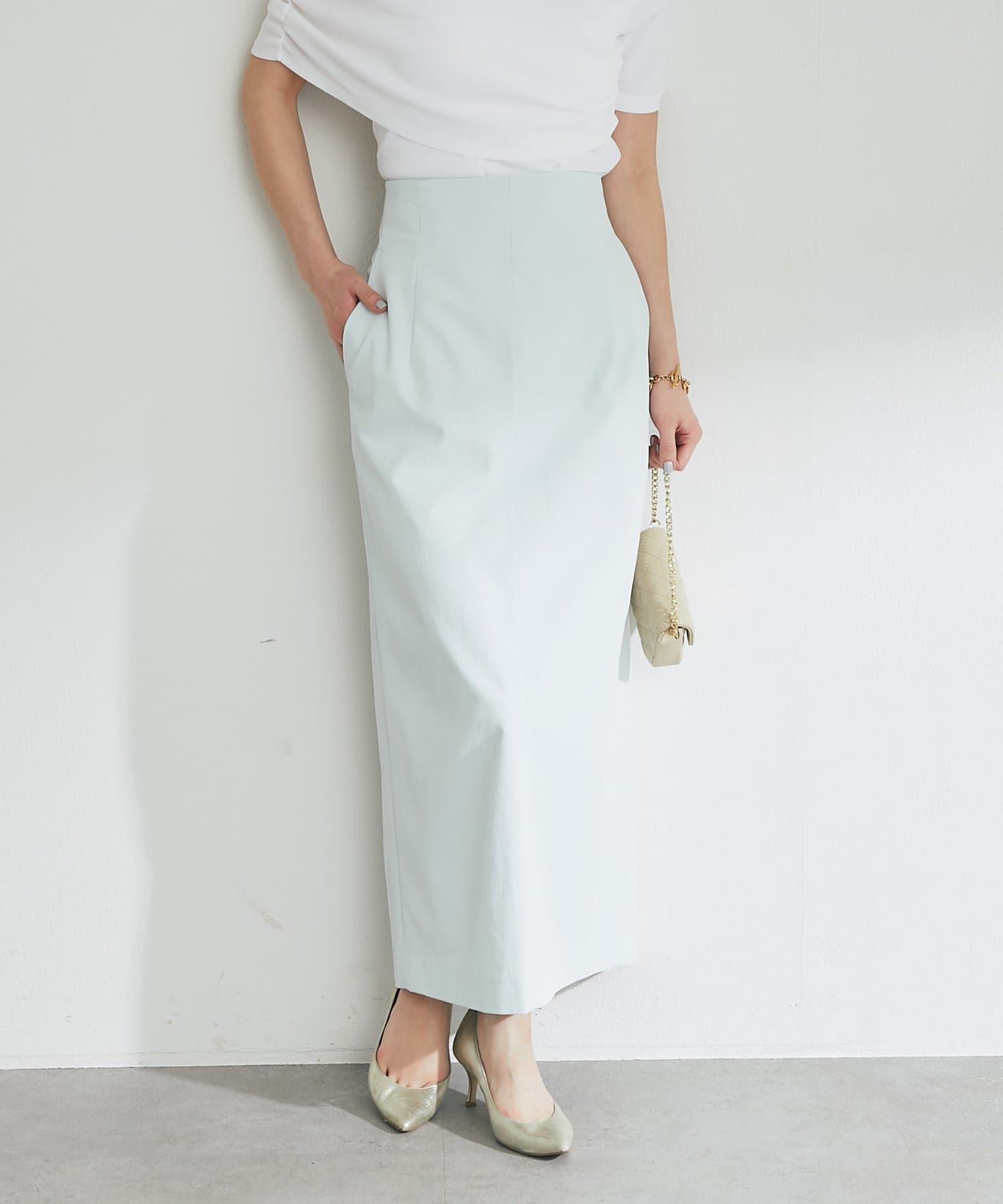 La boutique BonBon(ラブティックボンボン) ドライツイルナローマキシスカート