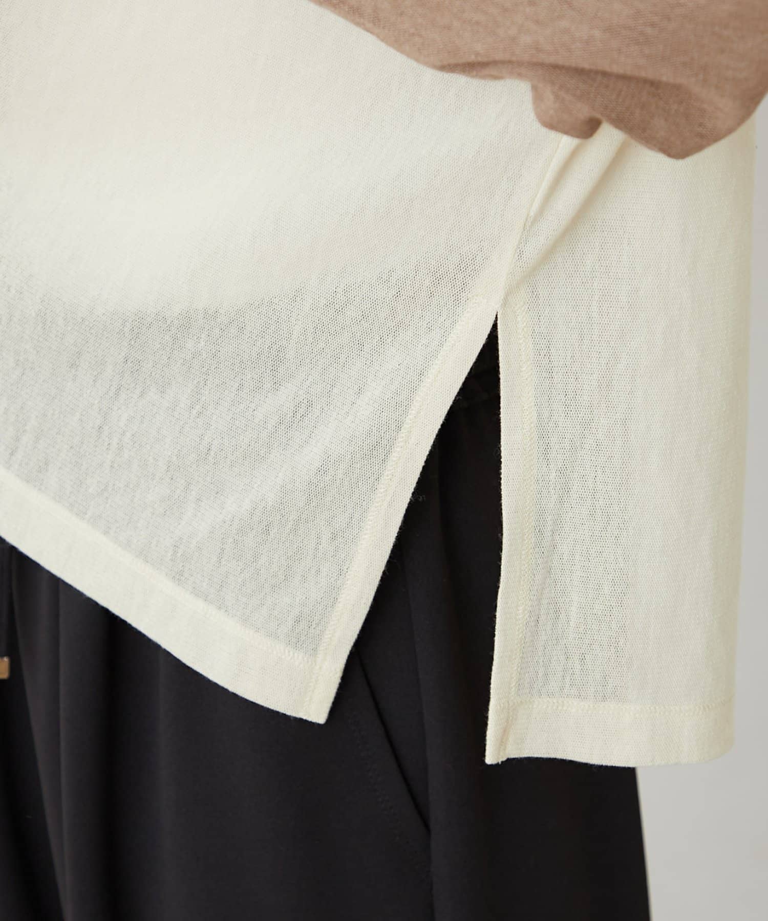 CIAOPANIC TYPY(チャオパニックティピー) 【2WAY】シアーラグランヘンリーネックTee