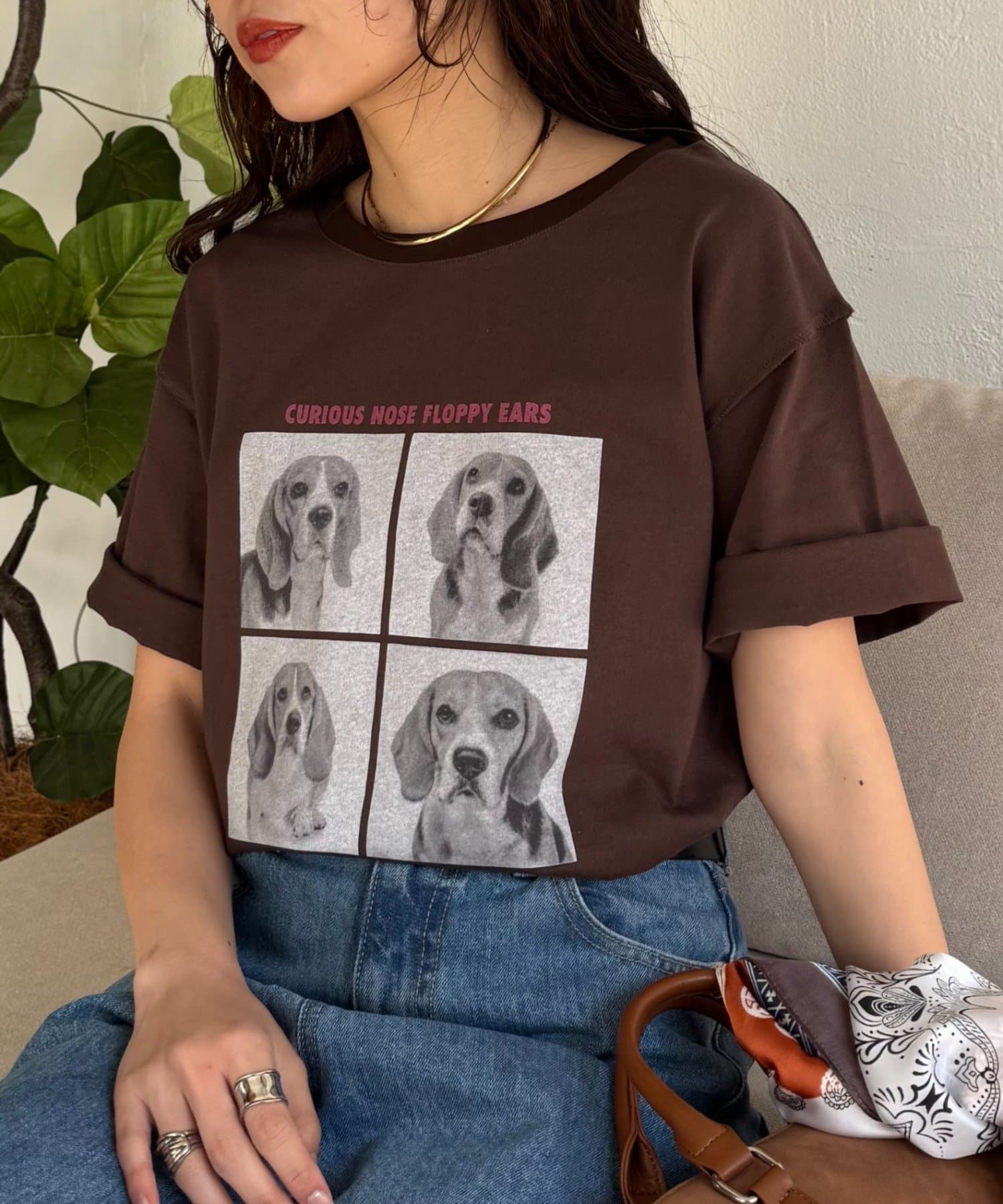 CIAOPANIC TYPY(チャオパニックティピー) 犬アソートフォトプリント半袖Tee