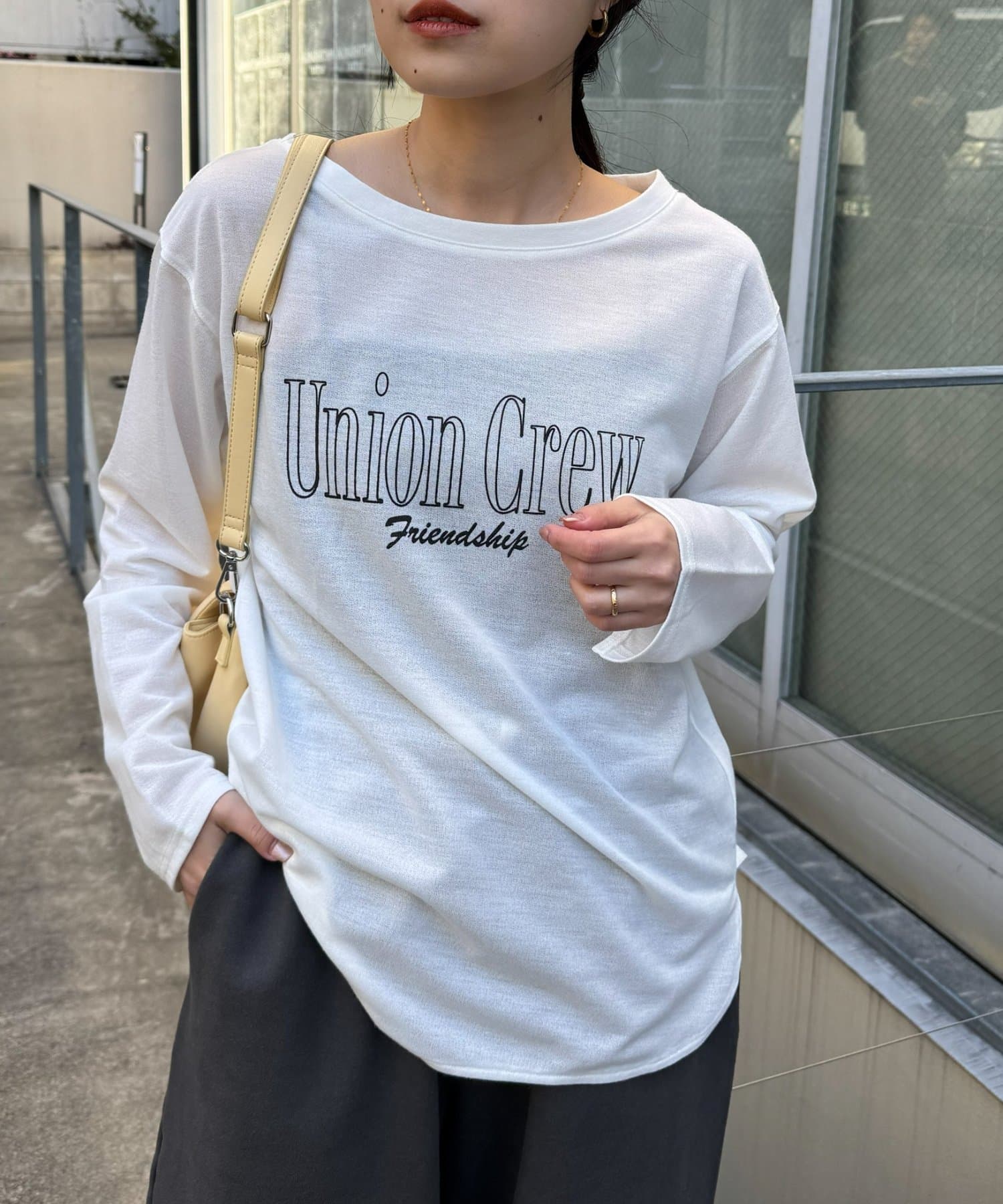 CIAOPANIC TYPY(チャオパニックティピー) シアー梨地アソートロゴロンTEE