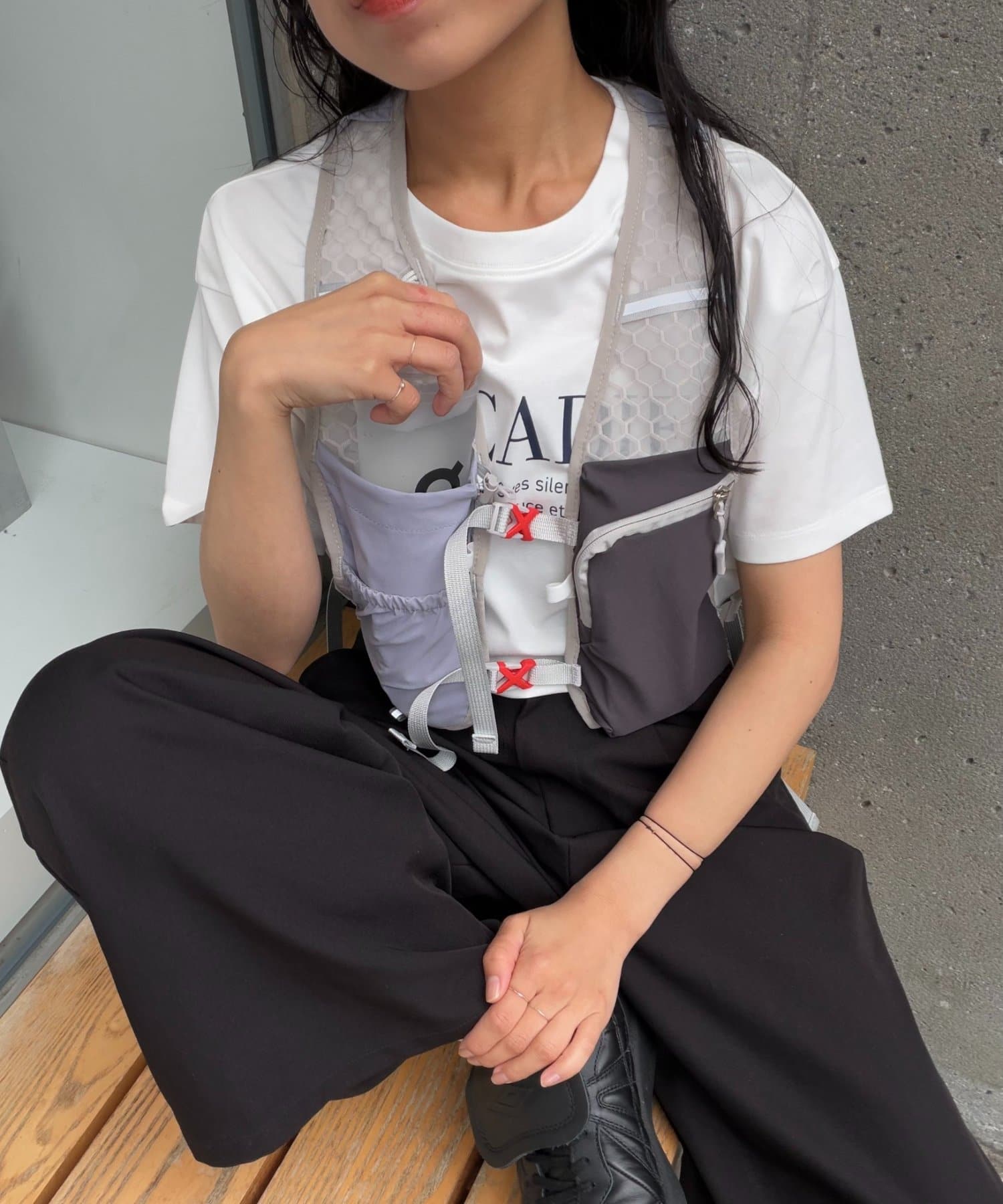 COLONY 2139(コロニー トゥーワンスリーナイン) 撥水ポケットランニングベスト