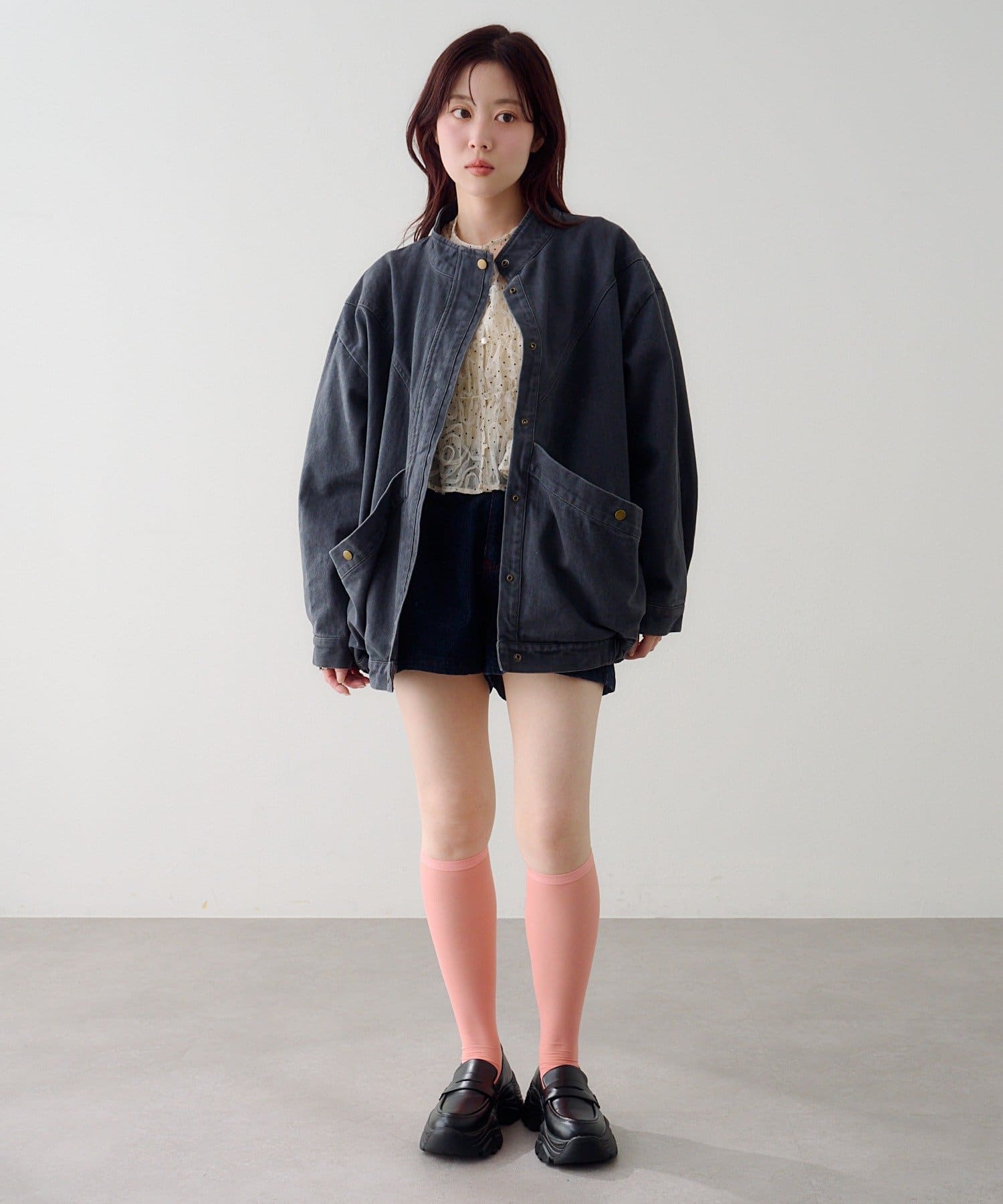 Kastane(カスタネ) シアーカラーソックス