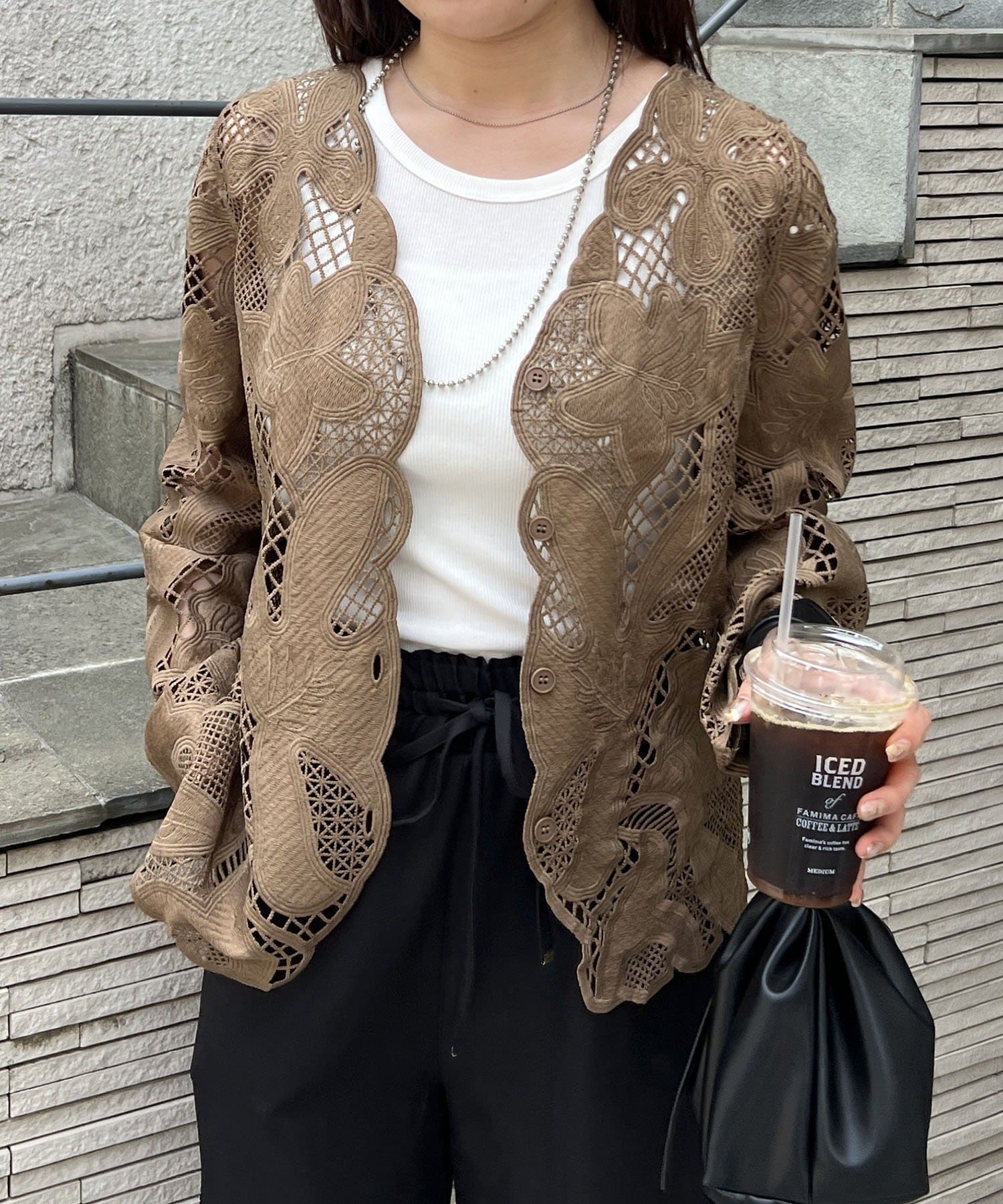 Remind me and forever(リマインドミーアンドフォーエバー) 【リバイバルアイテム】クロシェレースジャケット