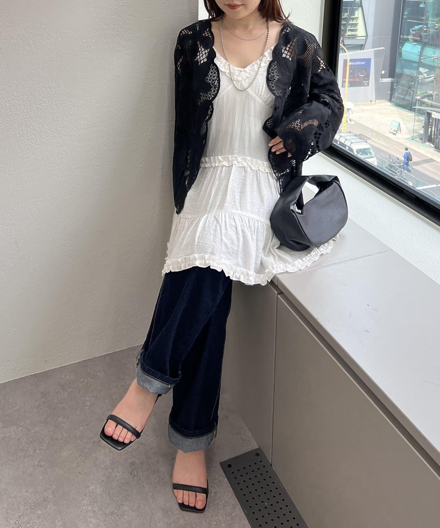 Remind me and forever(リマインドミーアンドフォーエバー) 【リバイバルアイテム】クロシェレースジャケット