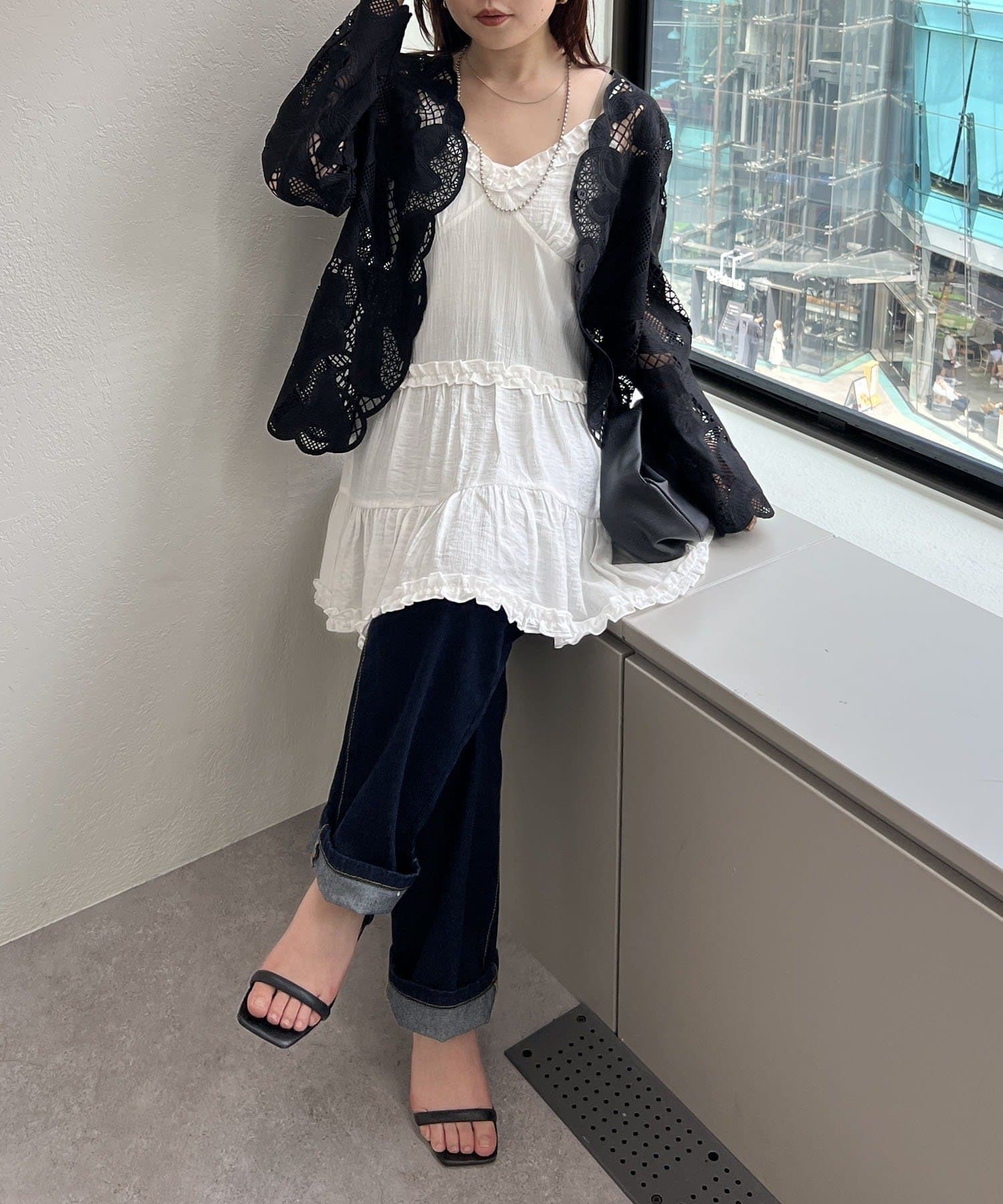 Remind me and forever(リマインドミーアンドフォーエバー) 【リバイバルアイテム】クロシェレースジャケット