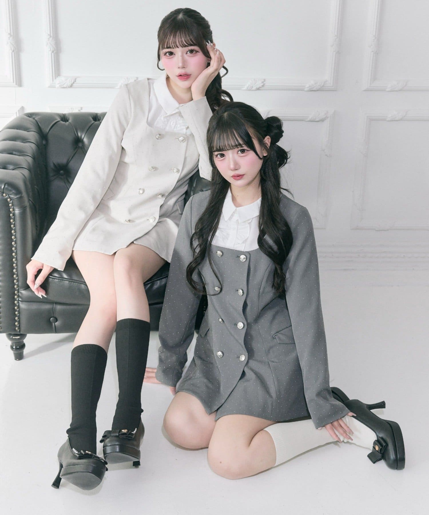 Belle Charme(ベルシャルム) Classical Frill Collar Jacket