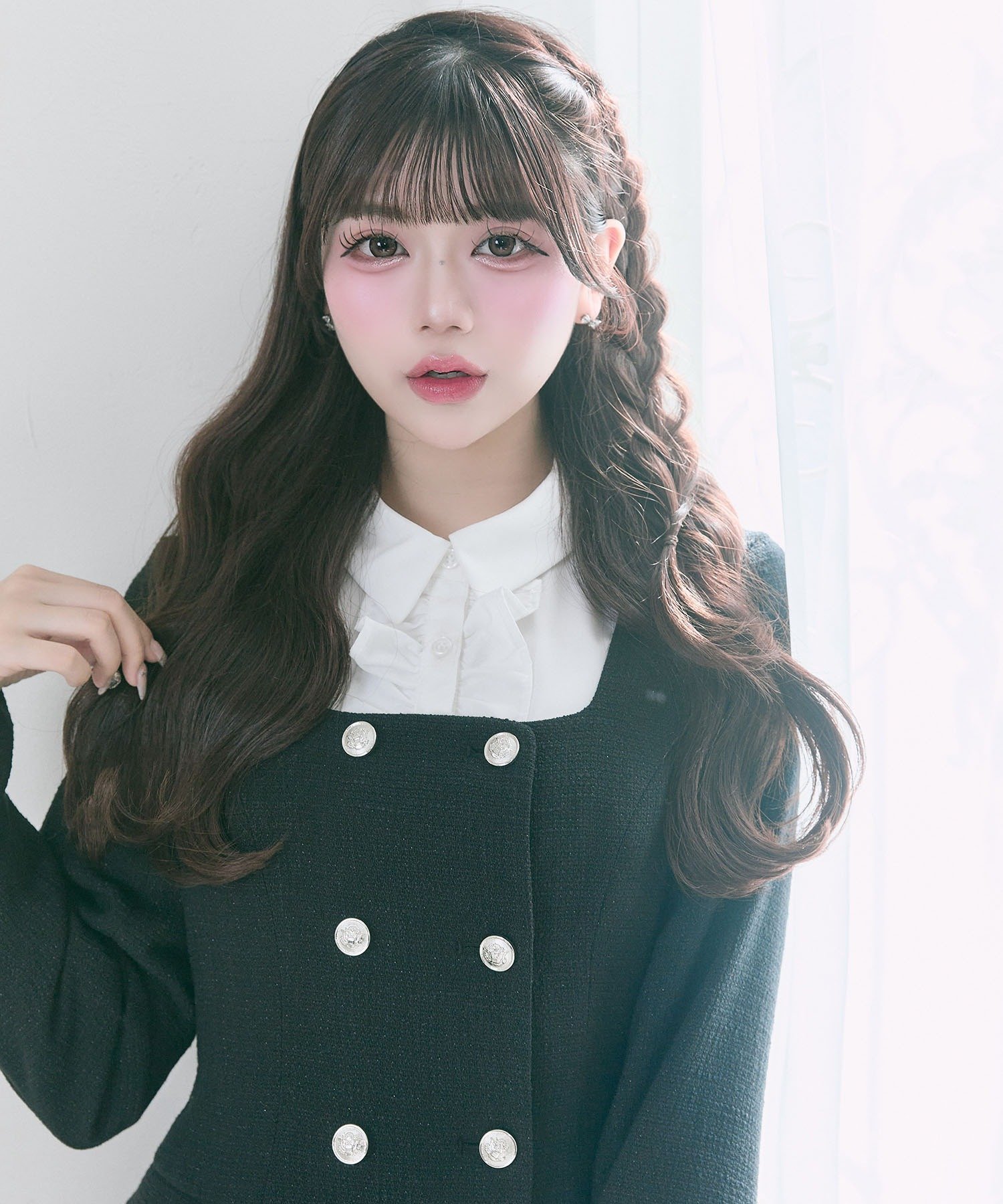 Belle Charme(ベルシャルム) Classical Frill Collar Jacket