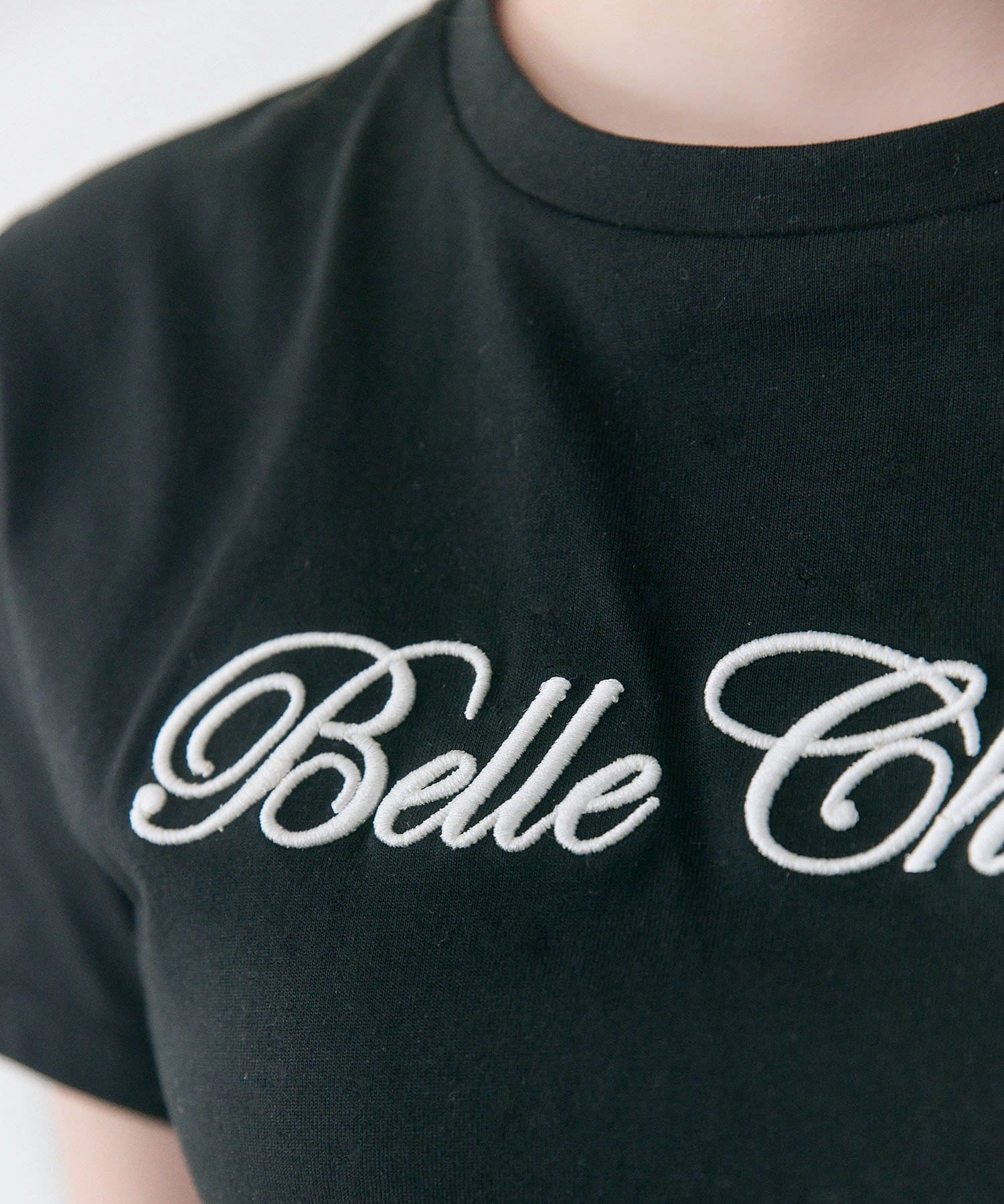 Belle Charme(ベルシャルム) Belle Charme Embroidery tee