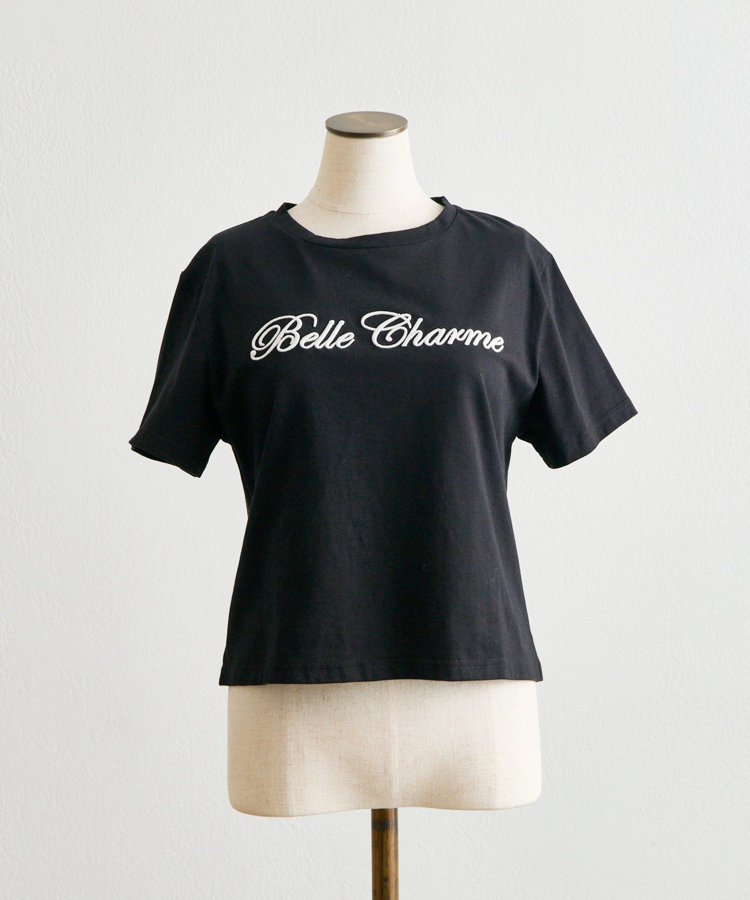 Belle Charme(ベルシャルム) Belle Charme Embroidery tee