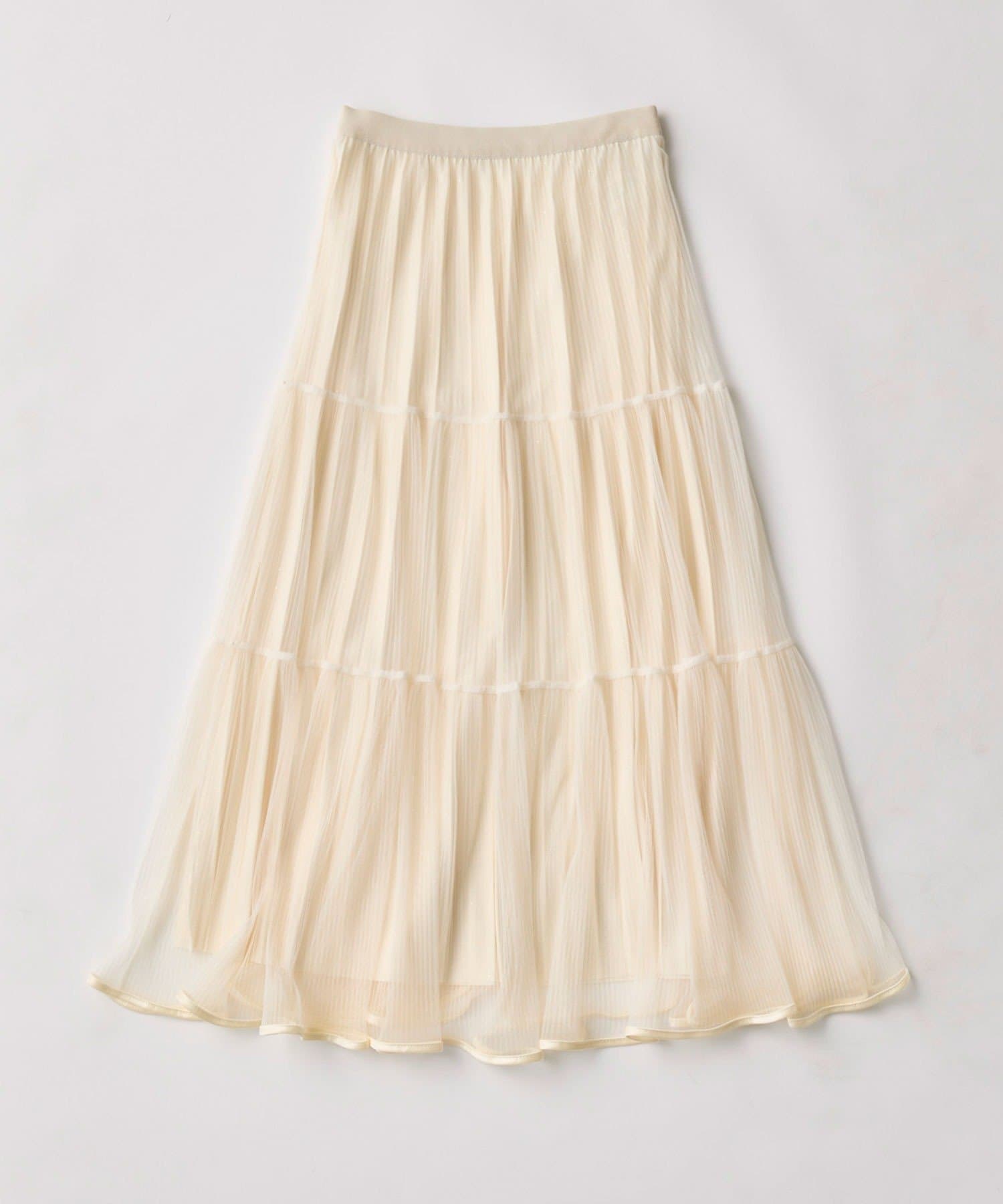 OLIVE des OLIVE(オリーブ デ オリーブ) チュールティアードスカート