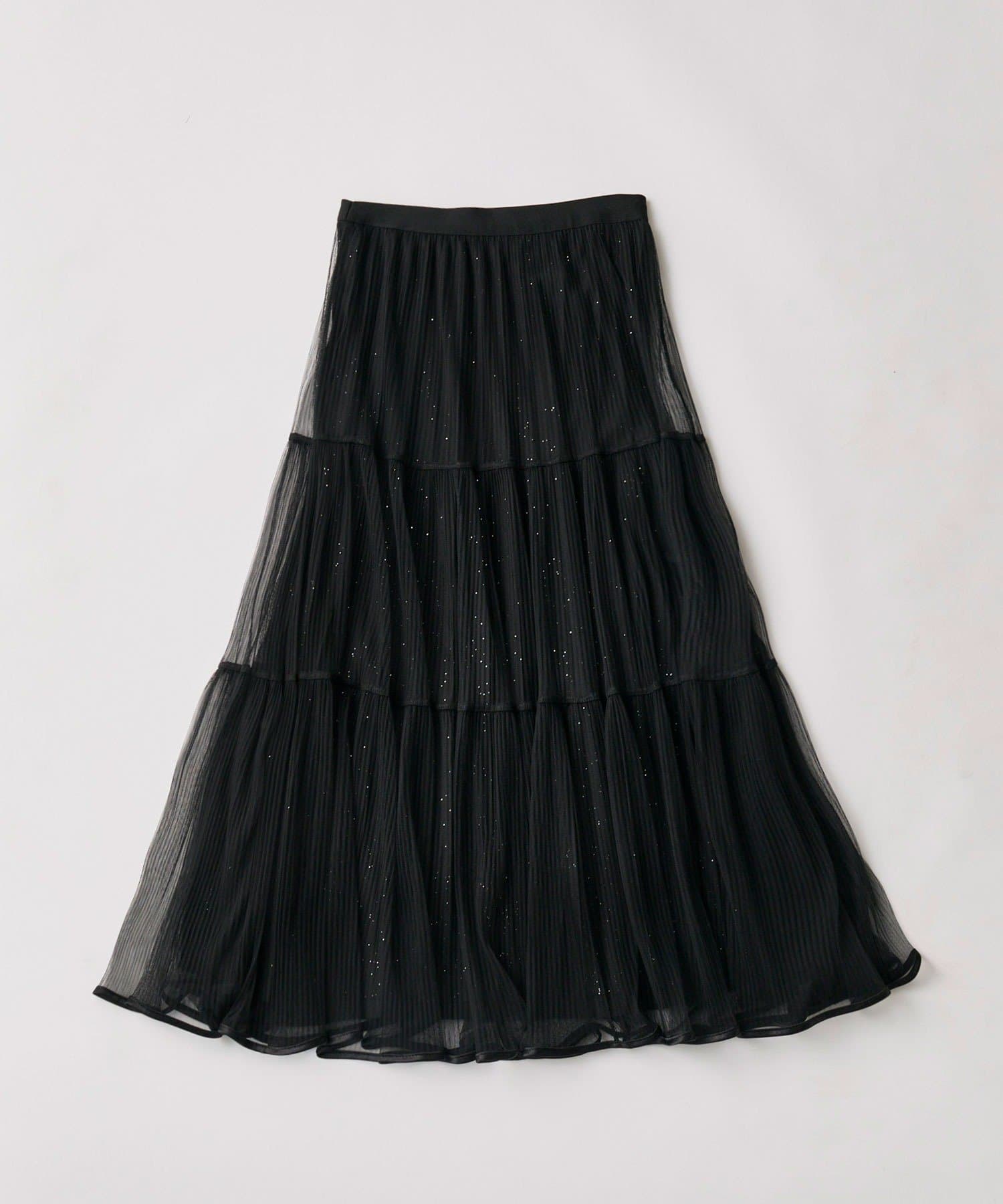 OLIVE des OLIVE(オリーブ デ オリーブ) チュールティアードスカート