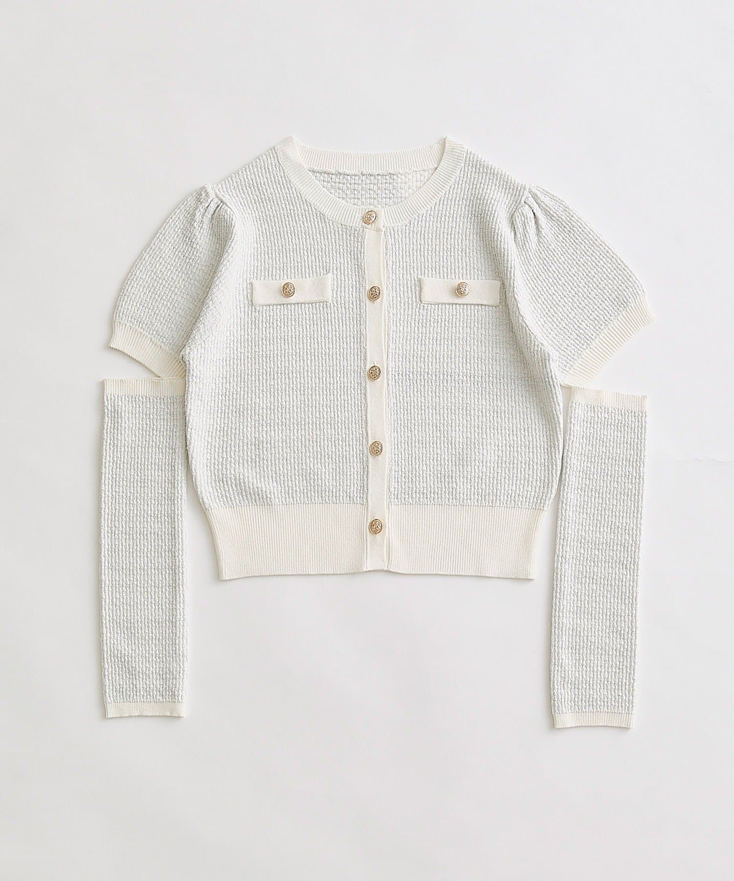 OLIVE des OLIVE(オリーブ デ オリーブ) アームウォーマー付きトップス