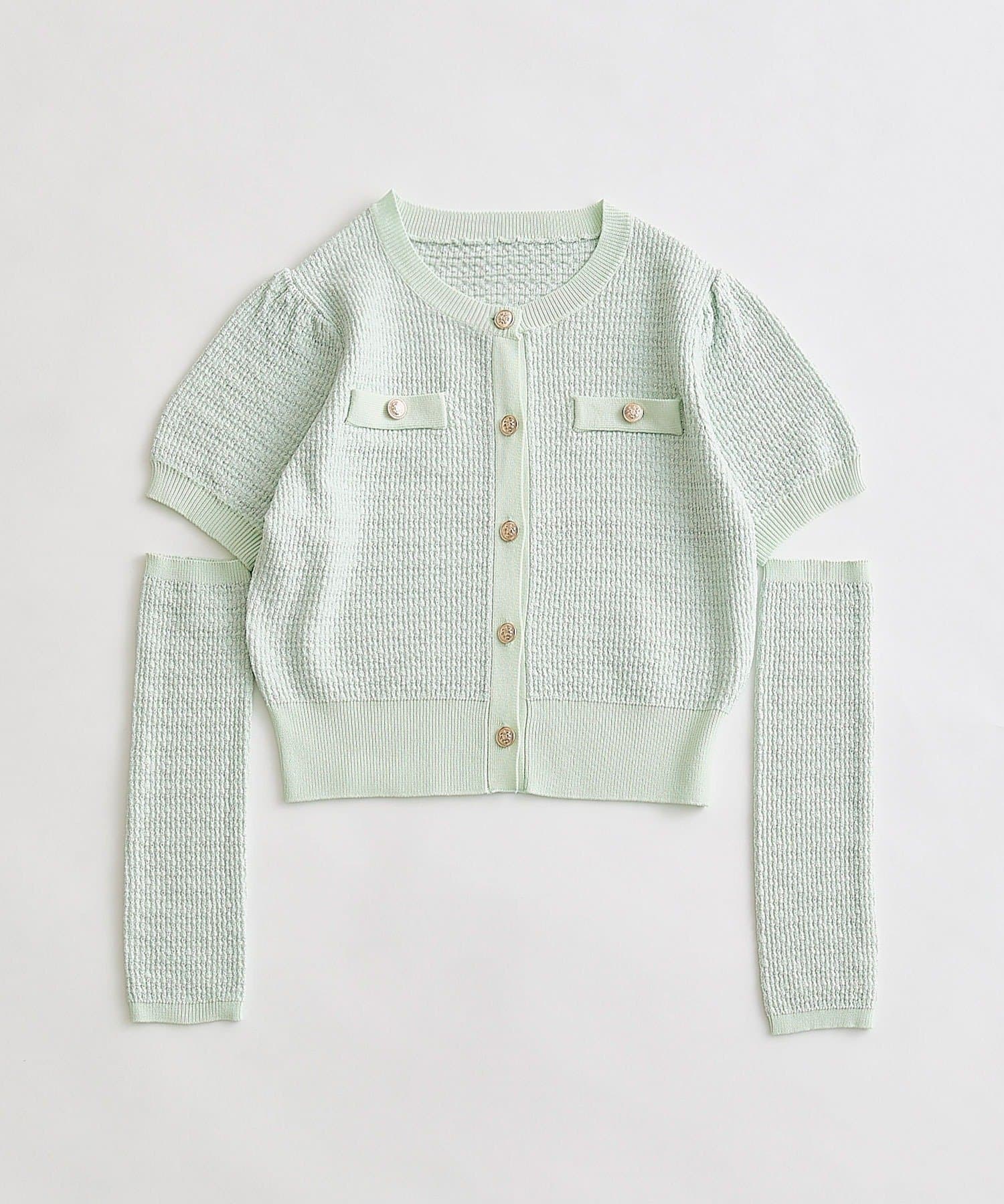 OLIVE des OLIVE(オリーブ デ オリーブ) アームウォーマー付きトップス