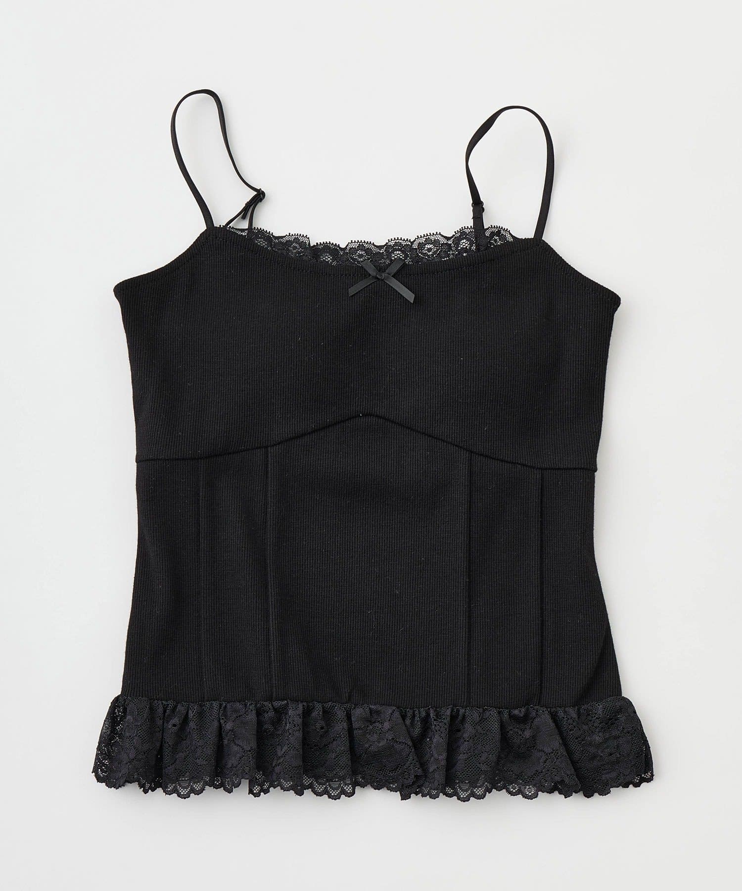 OLIVE des OLIVE(オリーブ デ オリーブ) 裾レースキャミ