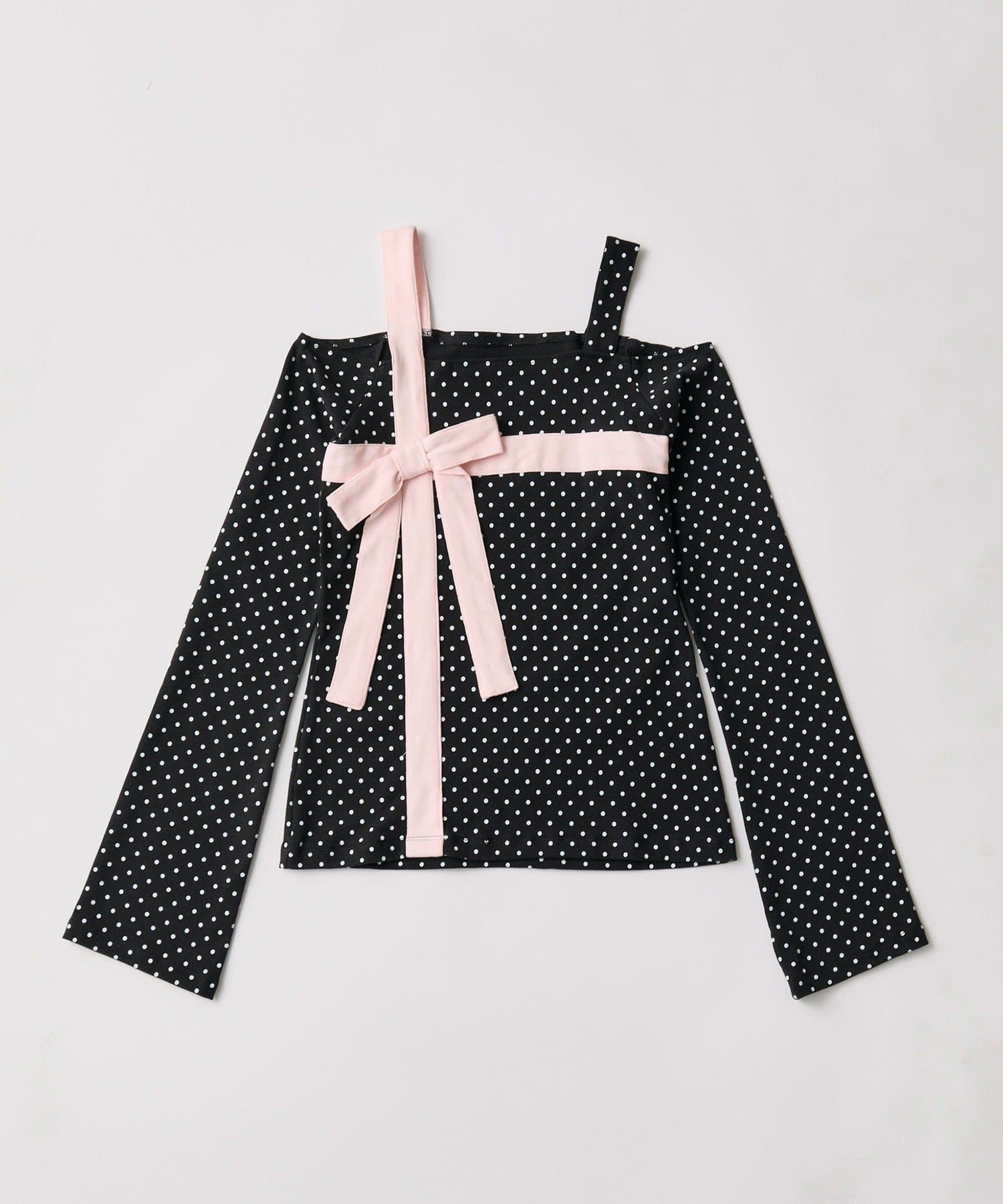 OLIVE des OLIVE(オリーブ デ オリーブ) 【インフルエンサー企画】miko present ribbon tops