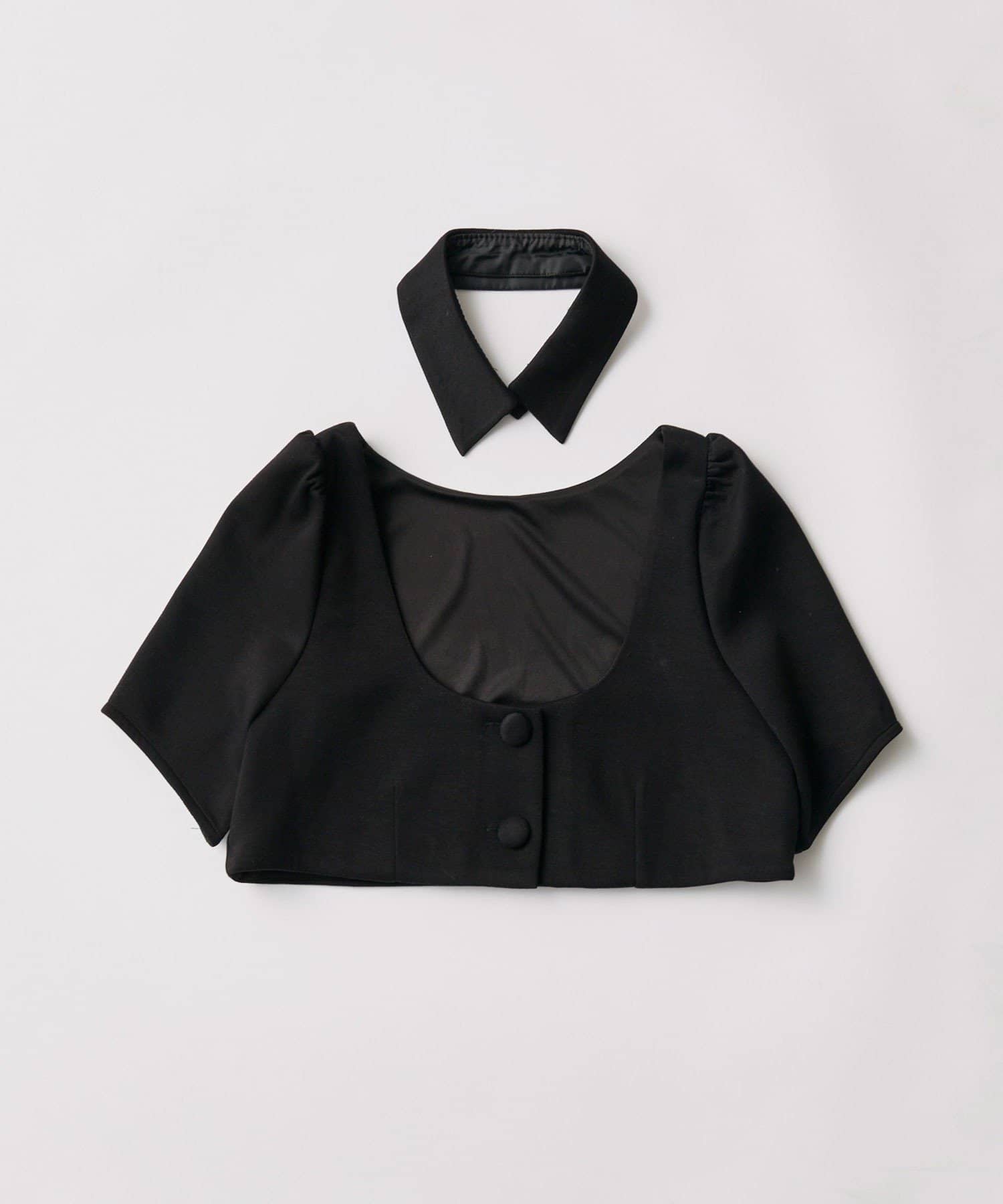 OLIVE des OLIVE(オリーブ デ オリーブ) 【インフルエンサー企画】miko collar short tops