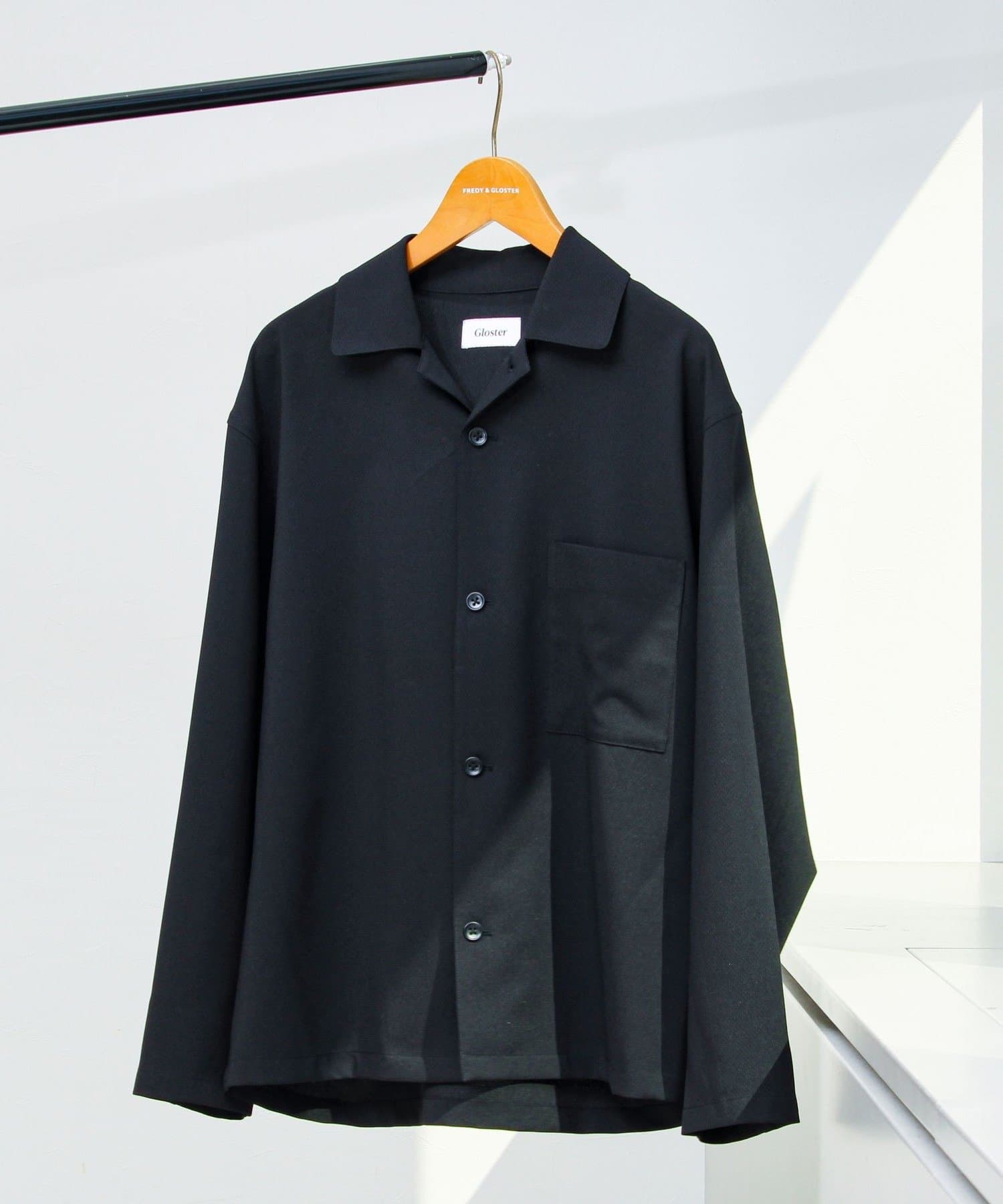 FREDY & GLOSTER(フレディ アンド グロスター) 【春夏に着たい上品素材】リネンタッチドビーワークシャツ