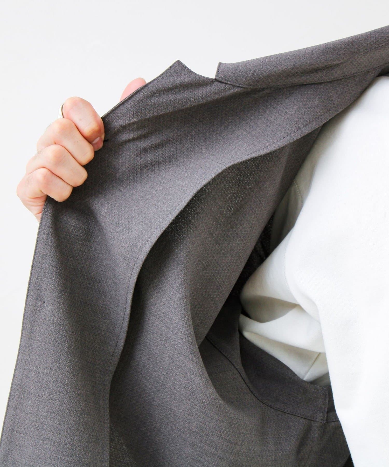 FREDY & GLOSTER(フレディ アンド グロスター) 【春夏に着たい上品素材】リネンタッチドビーワークシャツ