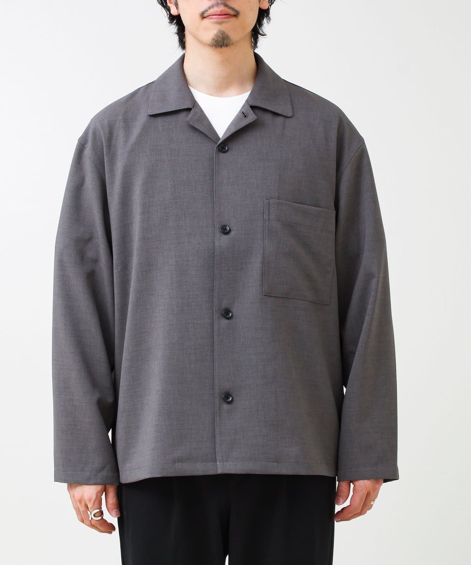 FREDY & GLOSTER(フレディ アンド グロスター) 【春夏に着たい上品素材】リネンタッチドビーワークシャツ