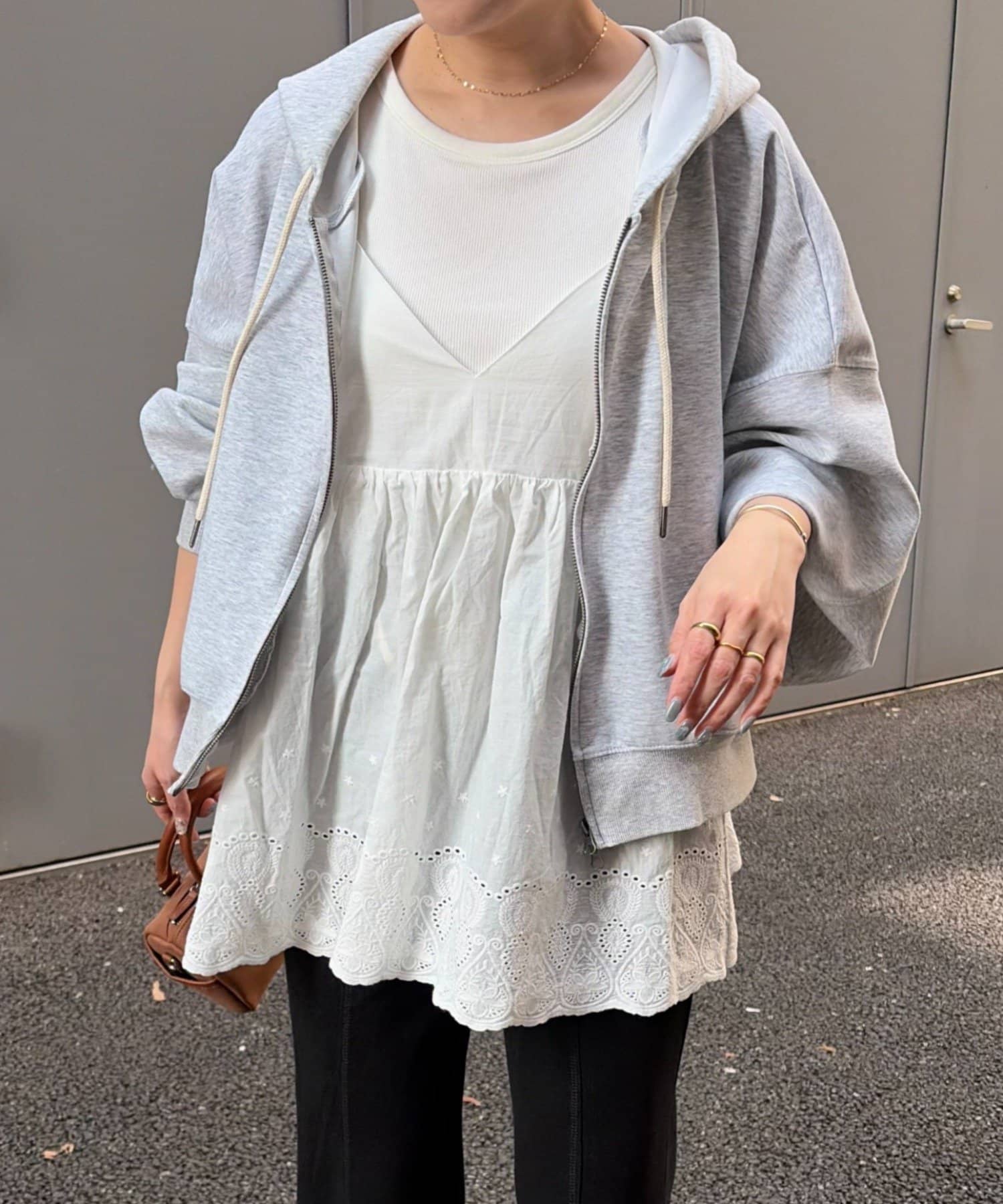 CIAOPANIC TYPY(チャオパニックティピー) 【てら企画】スカラップ刺繍キャミチュニック/PALCLOSET限定