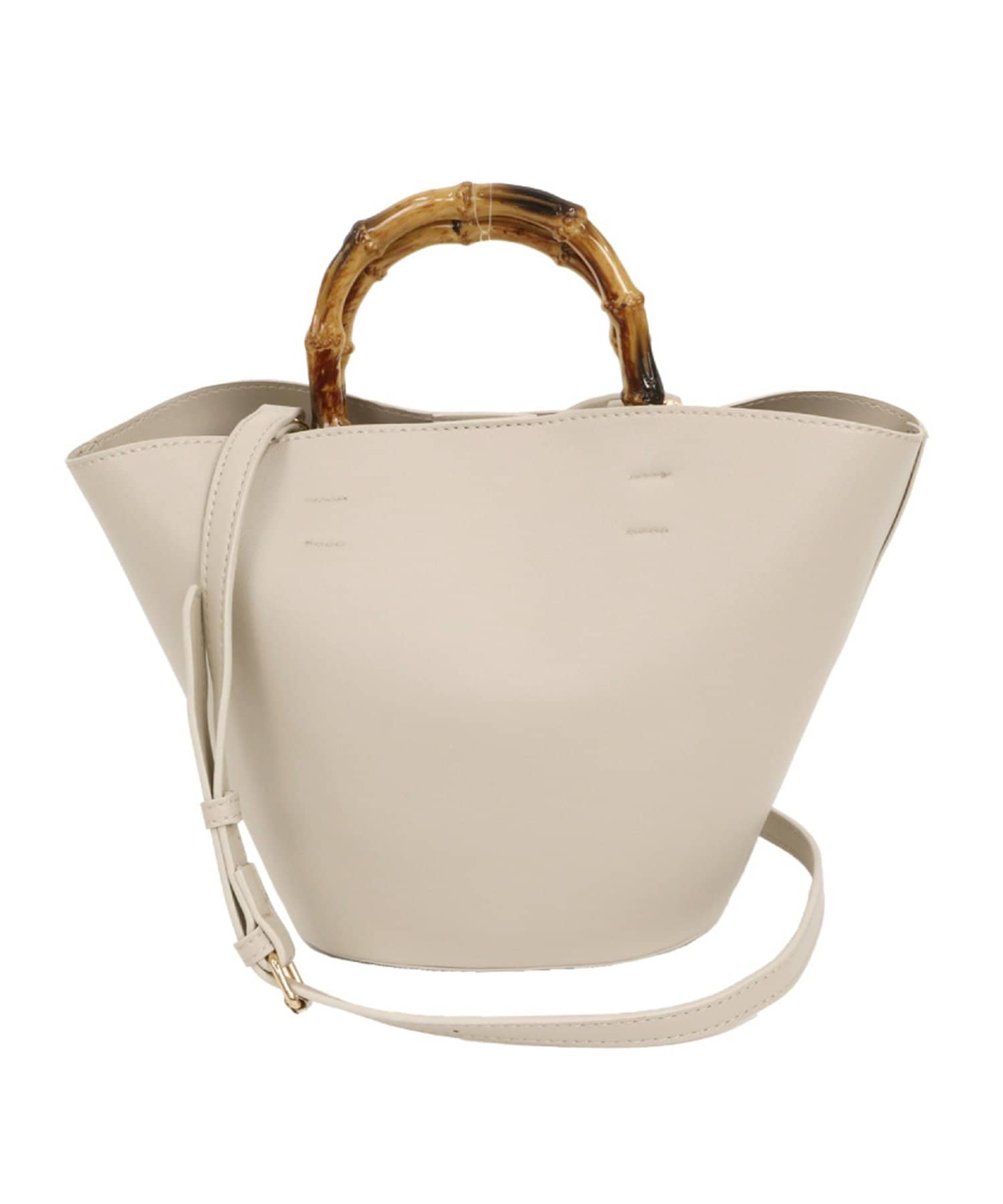 DISCOAT(ディスコート) 【WEB限定】バンブーライク2WAYショルダーバッグ