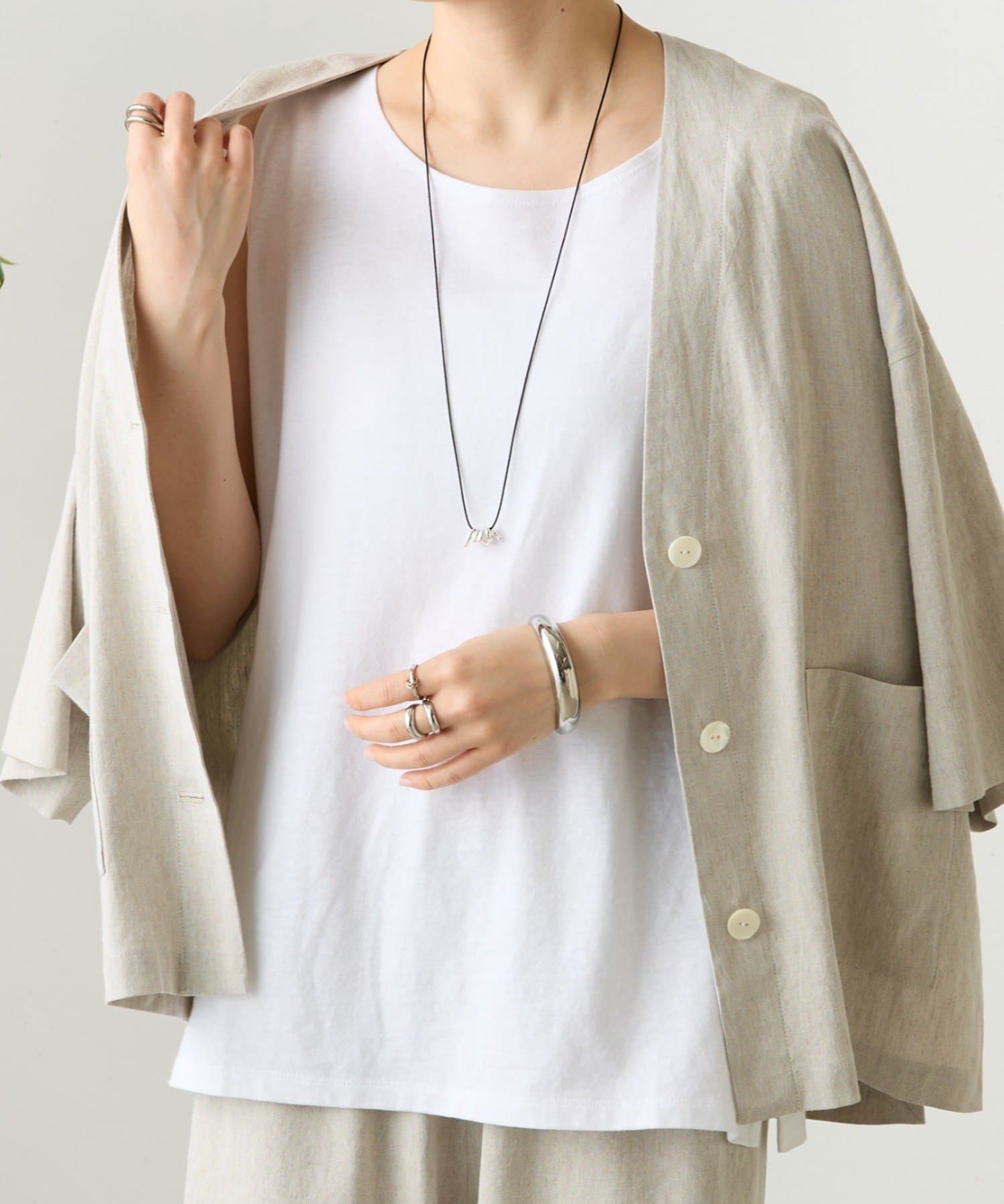 BEARDSLEY(ビアズリー) コットンスラブタンクトップ