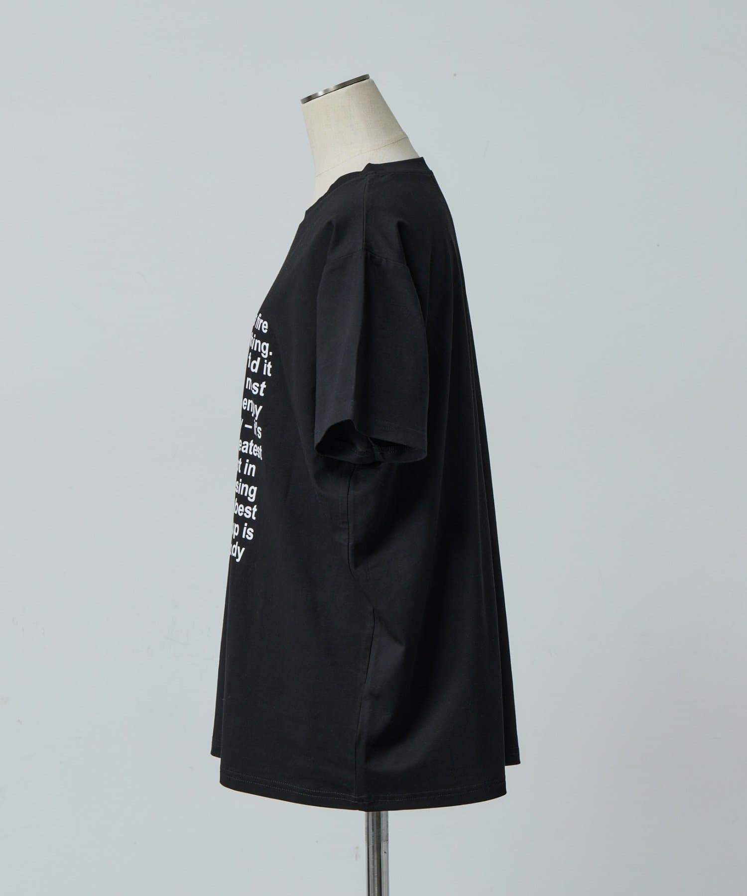 -goocy-(グーシー) 【接触冷感】テキストプリントT