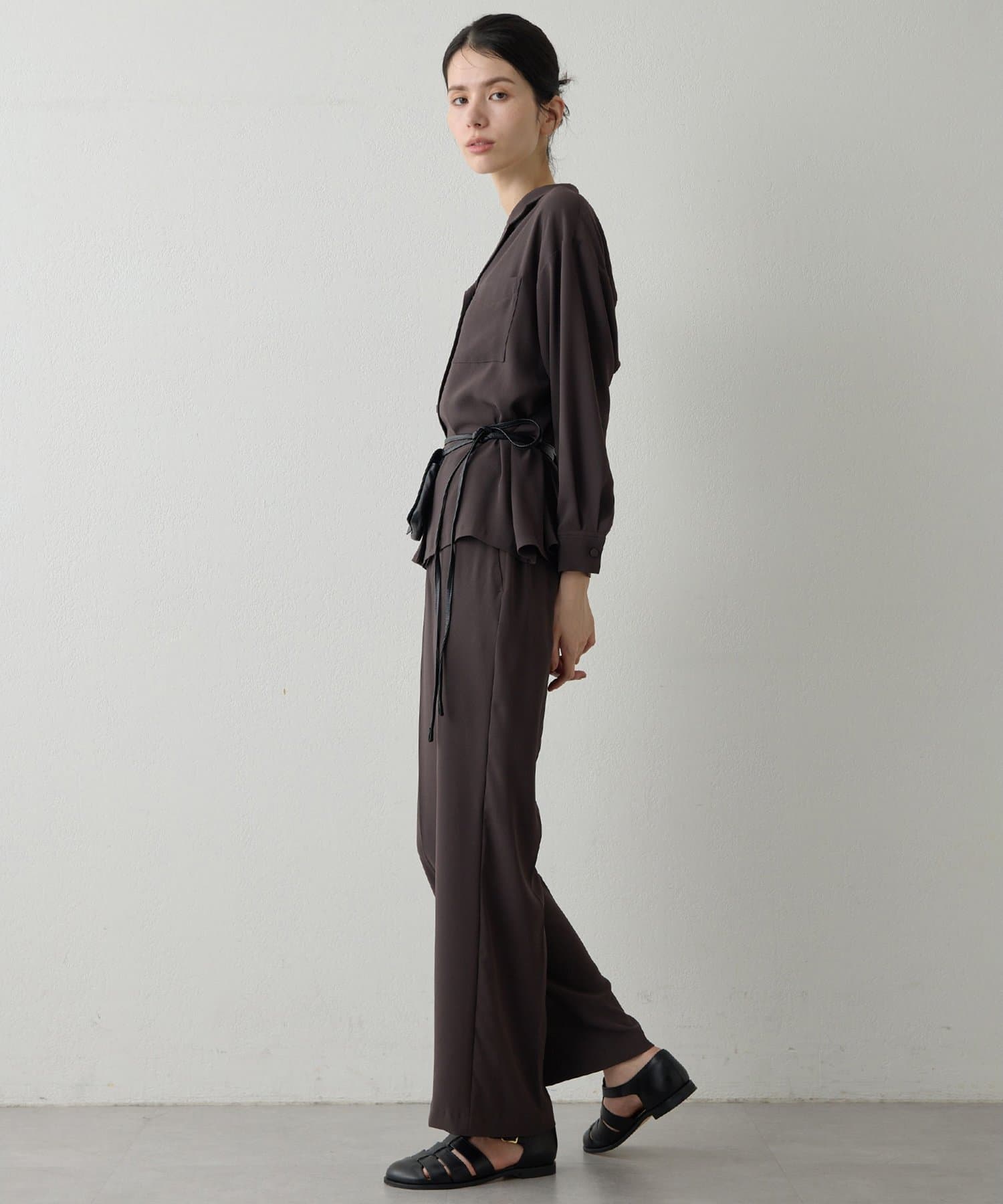 Whim Gazette(ウィム ガゼット) トリアセブラウス