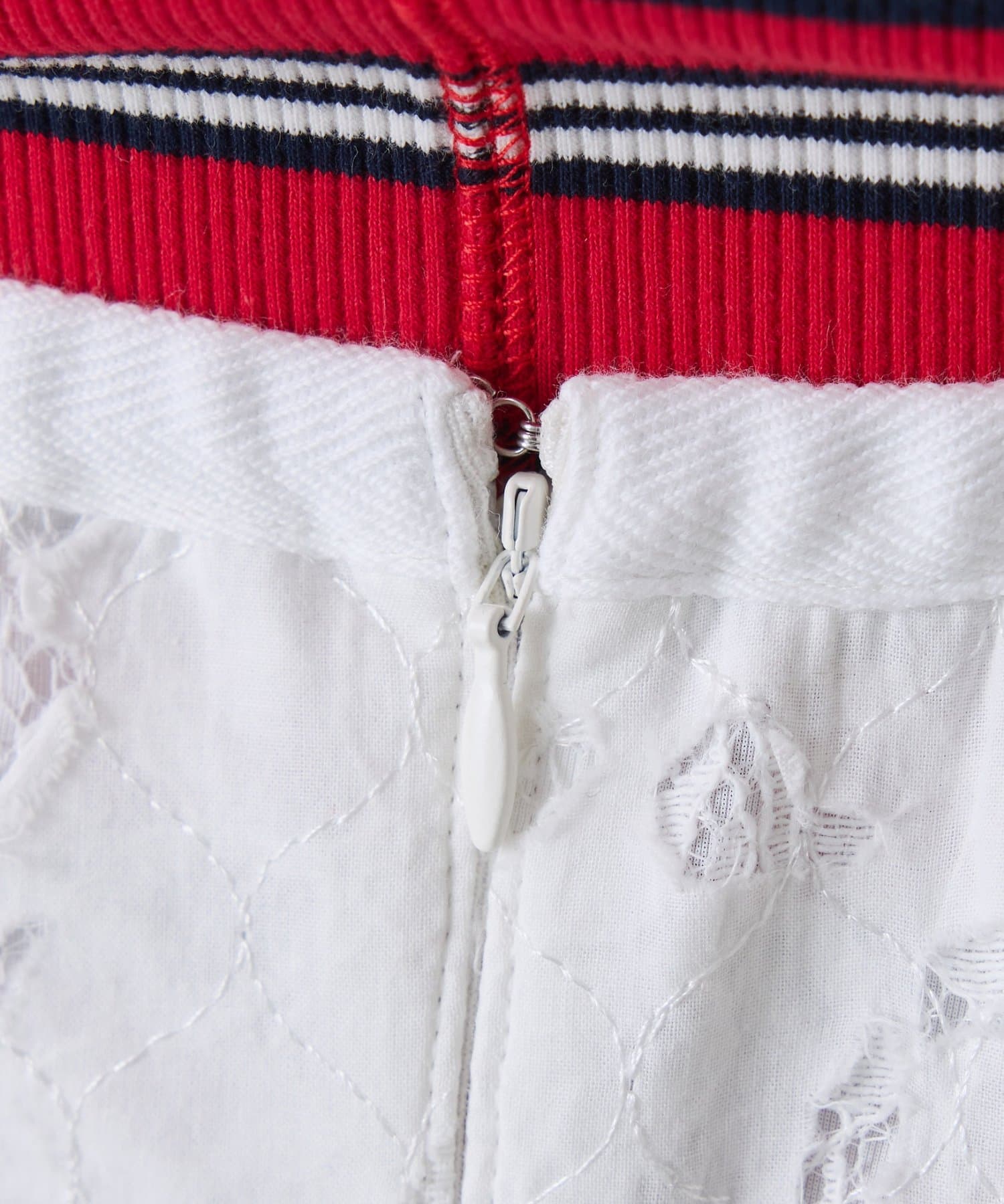 COLLAGE GALLARDAGALANTE(コラージュ ガリャルダガランテ) ローン×レースキルトスカート