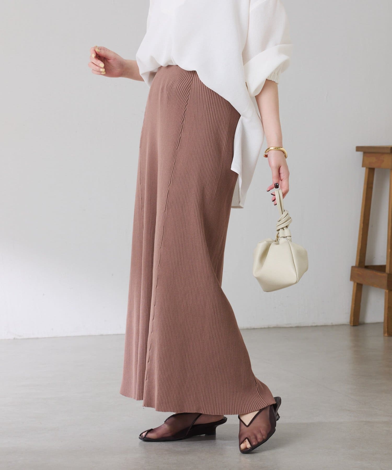 COLLAGE GALLARDAGALANTE(コラージュ ガリャルダガランテ) 【接触冷感】ドライコットンマーメイドスカート