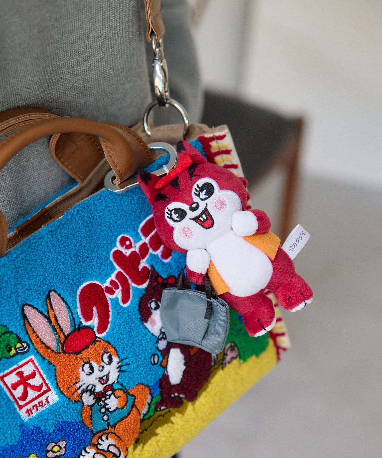 ear PAPILLONNER(イア パピヨネ) 【クッピーラムネ×ear】コラボぬいぐるみチャーム