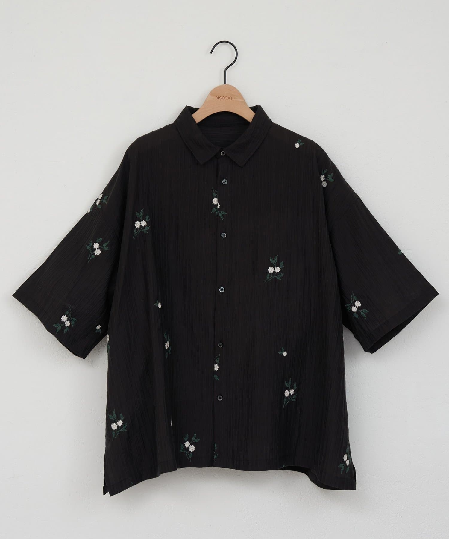 DISCOAT(ディスコート) 【Enlude】モチーフ刺繍オーバーシャツ《ユニセックス》
