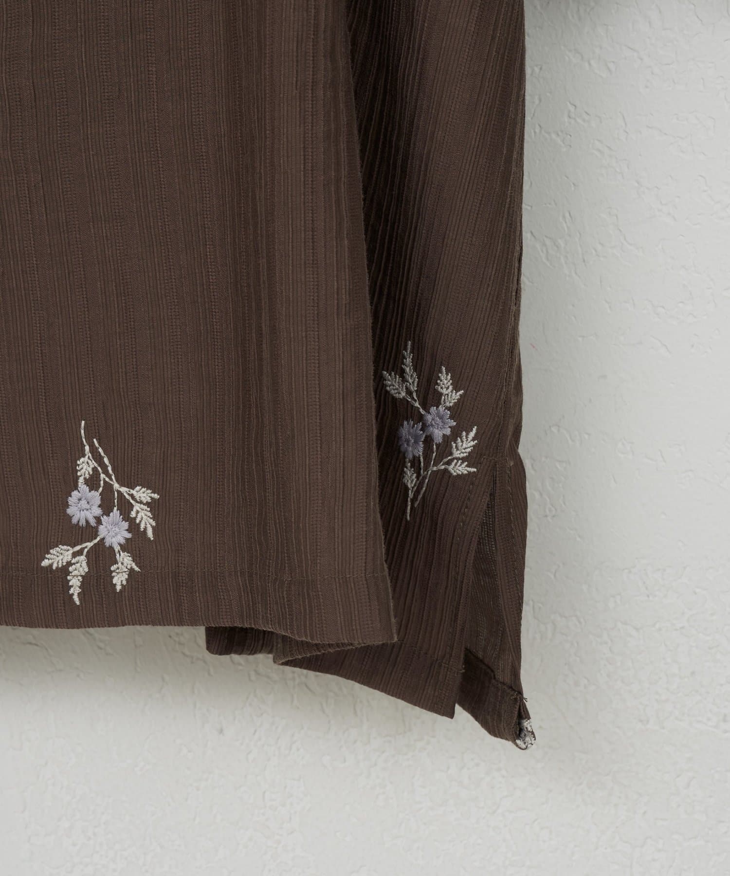 DISCOAT(ディスコート) 【Enlude】モチーフ刺繍オーバーシャツ《ユニセックス》