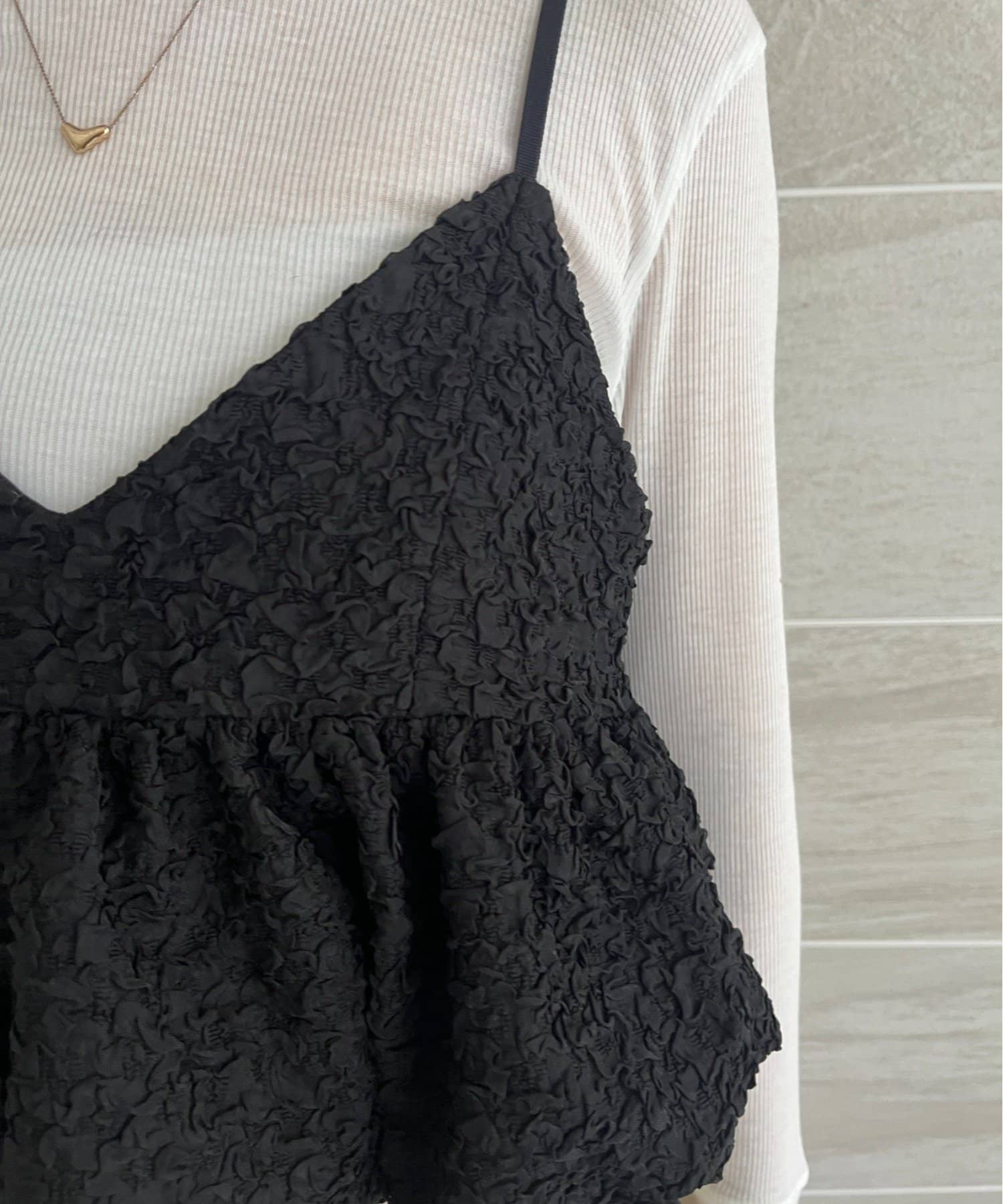 gemeil(ジェムイル) 【LE'MAGE×gemeilコラボ】バブルバルーンキャミ