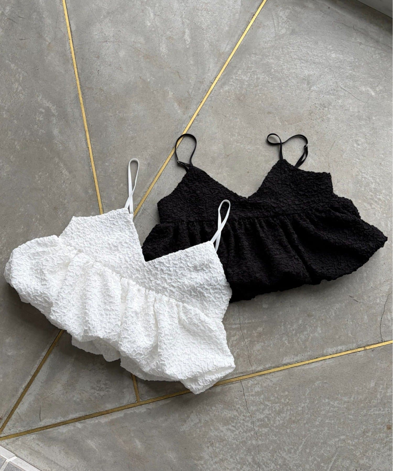 gemeil(ジェムイル) 【LE'MAGE×gemeilコラボ】バブルバルーンキャミ